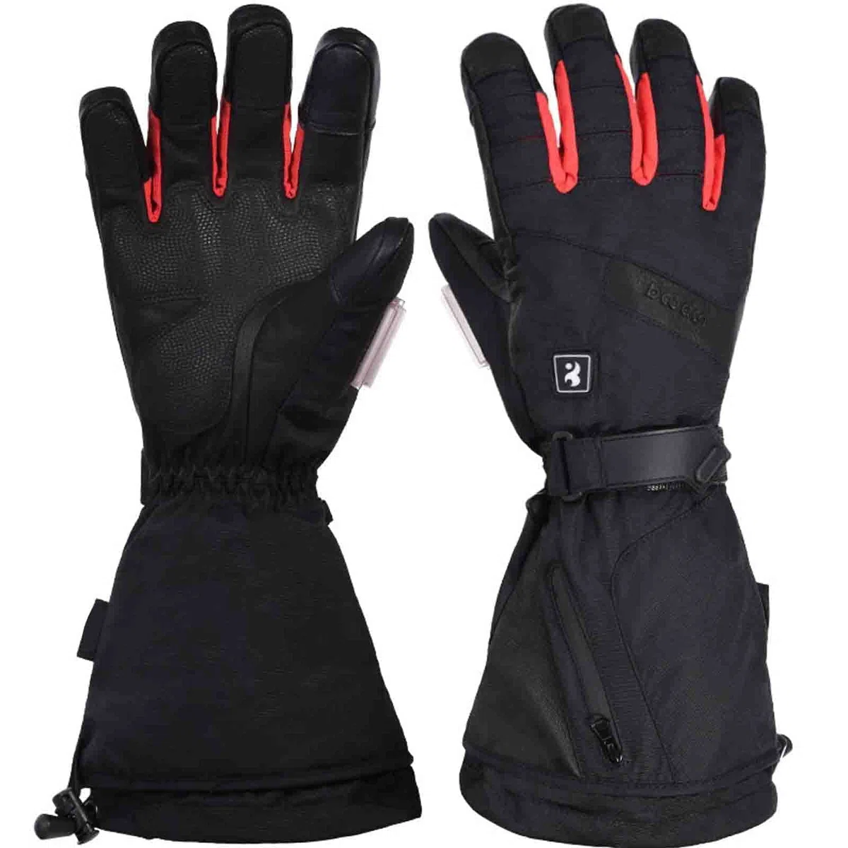 SBTXHJWCGLD Revestimientos de Guantes térmicos para Hombres y Mujeres, batería eléctrica Recargable, calefacción, Montar, esquí, Snowboard, Senderismo, Ciclismo, Caza, Guantes Finos, calentado