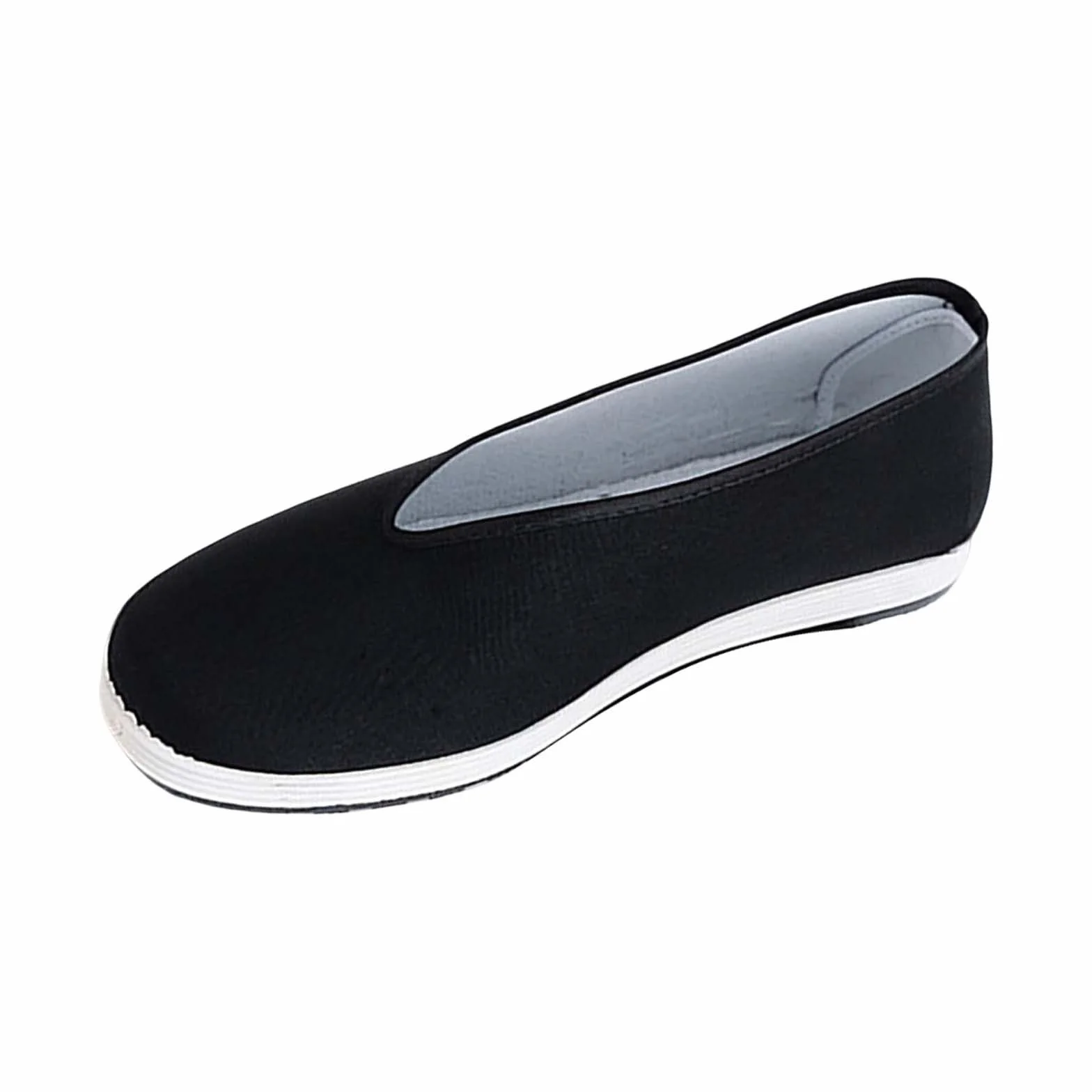 Zapatos tradicionales chinos antiguos de Beijing Kung Fu Tai Chi Zapatos de artes marciales chinos tradicionales Qigong Slip On Zapatillas de caminar Zapatos deportivos ligeros Zapatos al aire libre