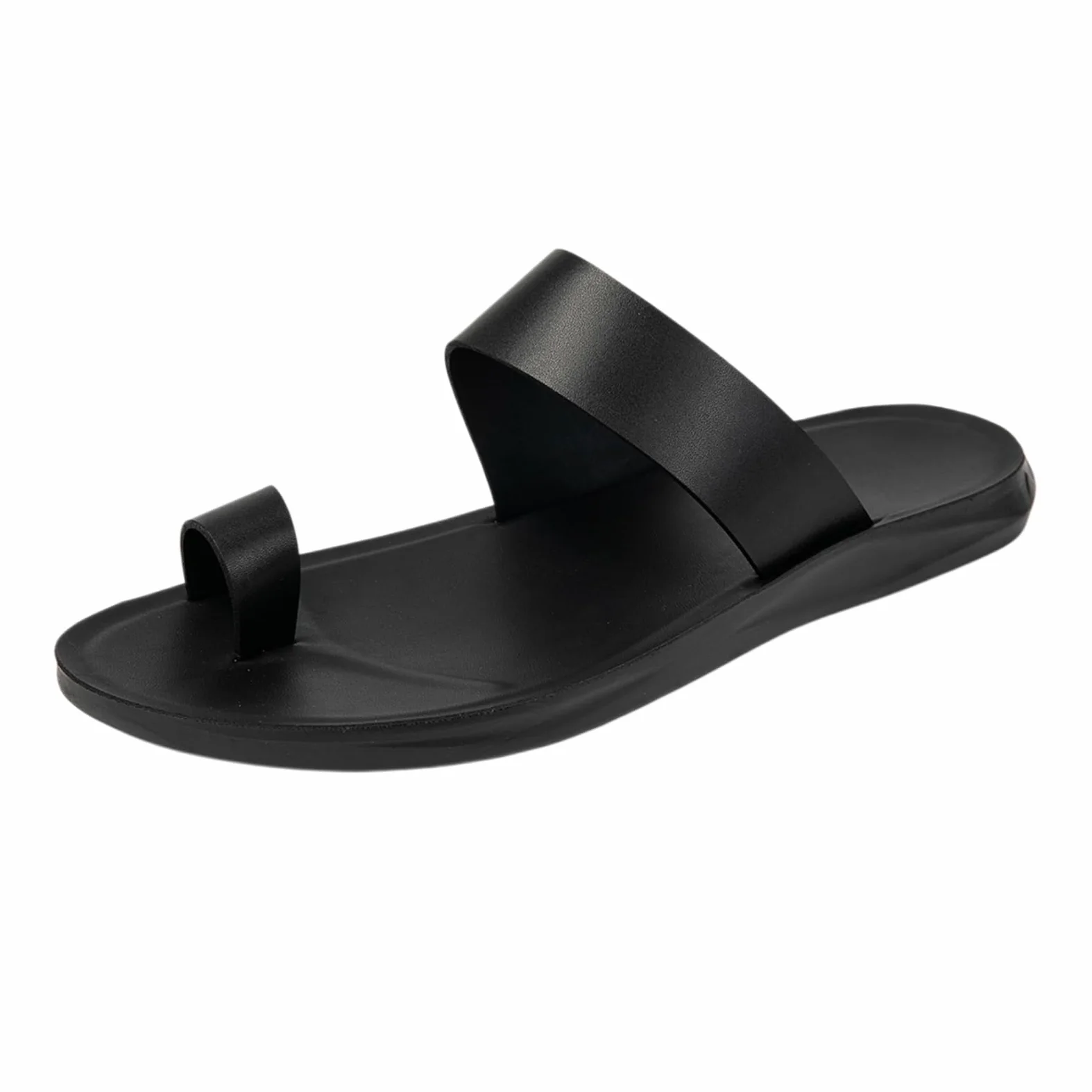 Zapatillas de casa Verano Los Hombres, Sandalias Playa Casuales, Deslizamiento Cómodo En Diapositivas Para Paseos Ocio, Viajes Y Uso Al Aire Libre