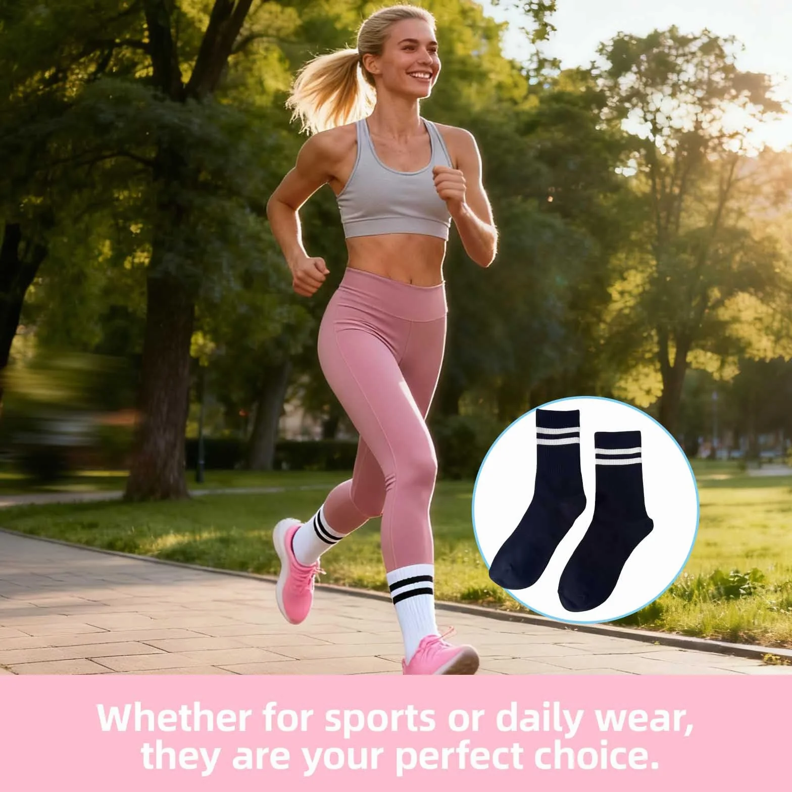 Calcetines niña Deportivos 6 Pares Calcetines Altos algodón elástico Multicolor para Deporte y Uso Diario Primavera Verano otoño Invierno