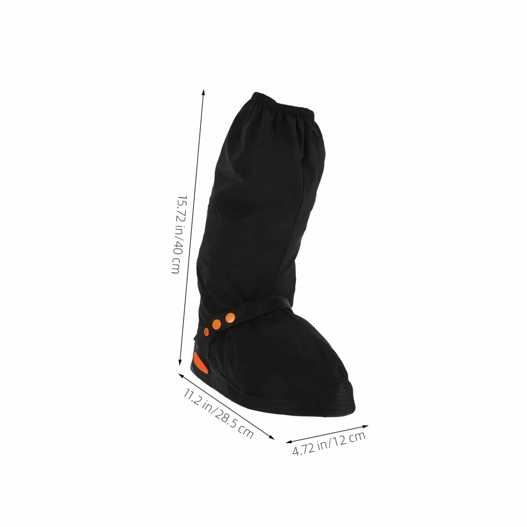 WOONEKY Funda Protectora para Zapatos De Lluvia Cubre Zapatos Impermeables y Antideslizantes para Actividades y Ciclismo