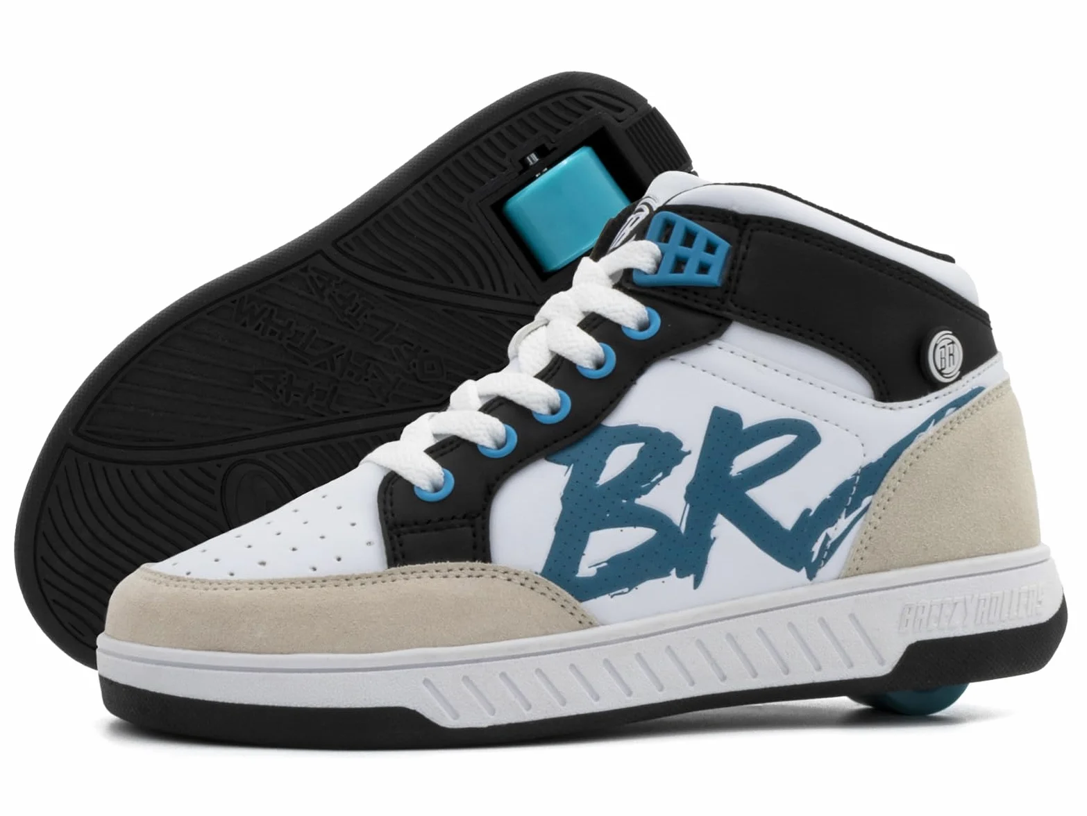 Breezy Rollers Zapatos con Ruedas para Niños | Zapatillas-Patines Infantiles | De Zapatos Callejeros a Patines en Segundos | Sistema de Clic Patentado | Zapatillas con Ruedas para Niñas y Niños