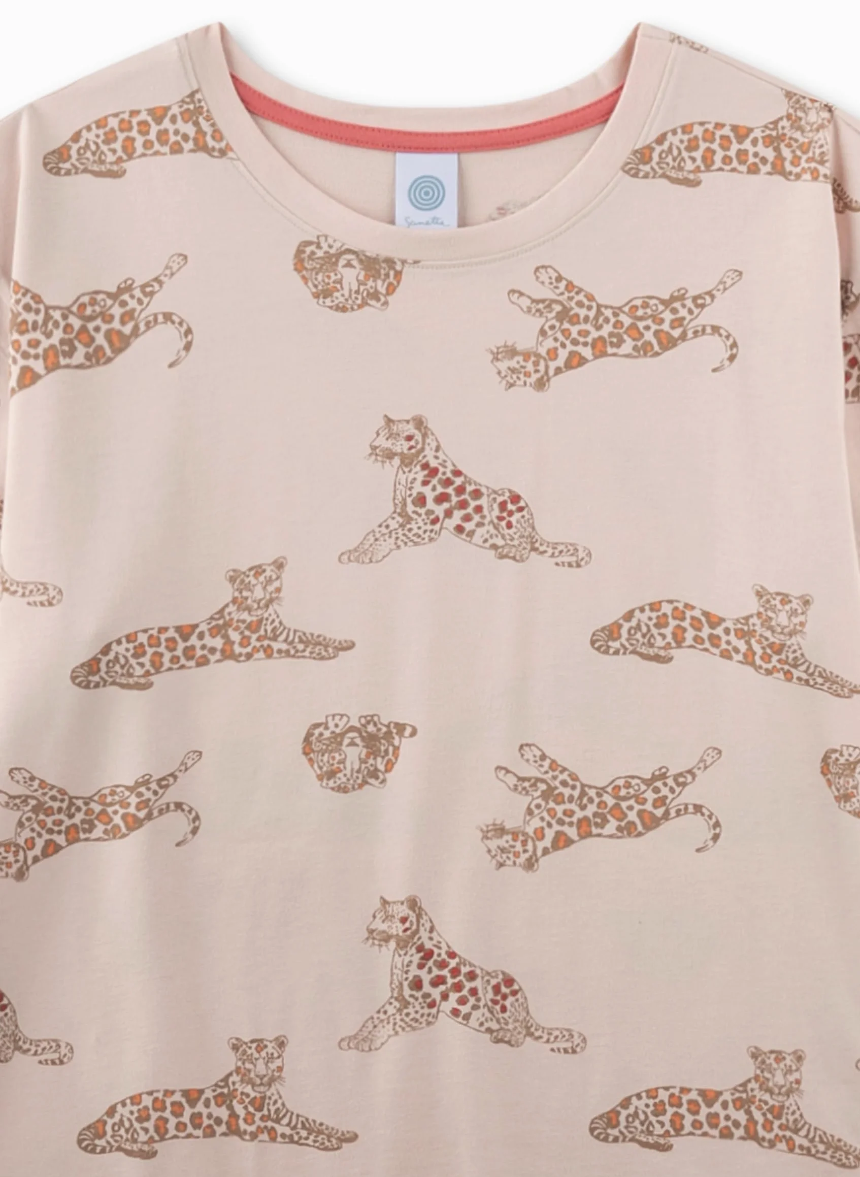 Sanetta 246066 Juego de Pijama, Color: Naranja, 140 cm para Niñas