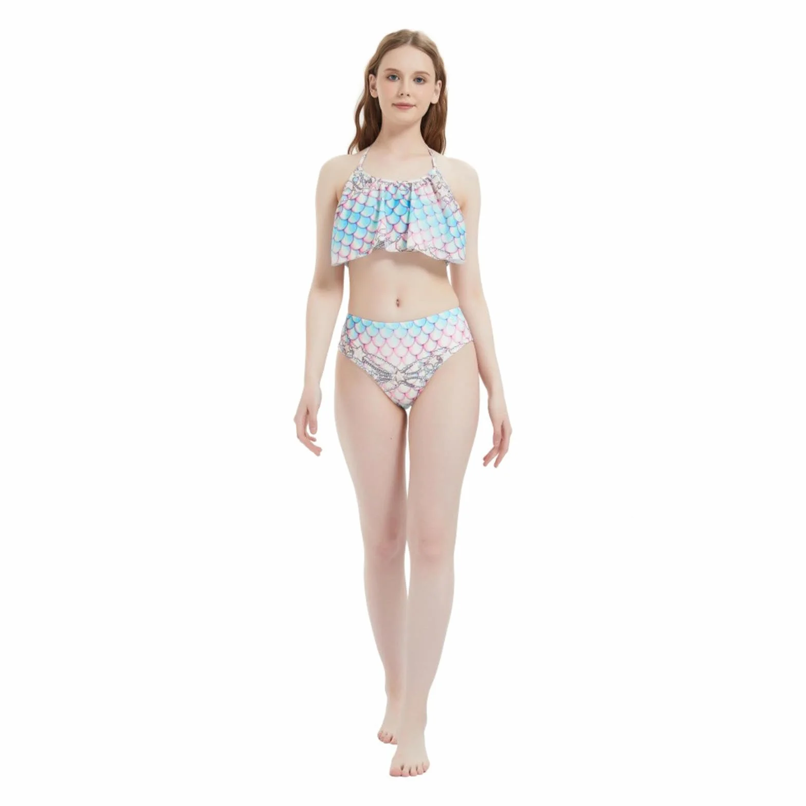Lindo Conjunto Para Niñas Material De Secado Rápido Ideal Para Piscina Y Mar A-150