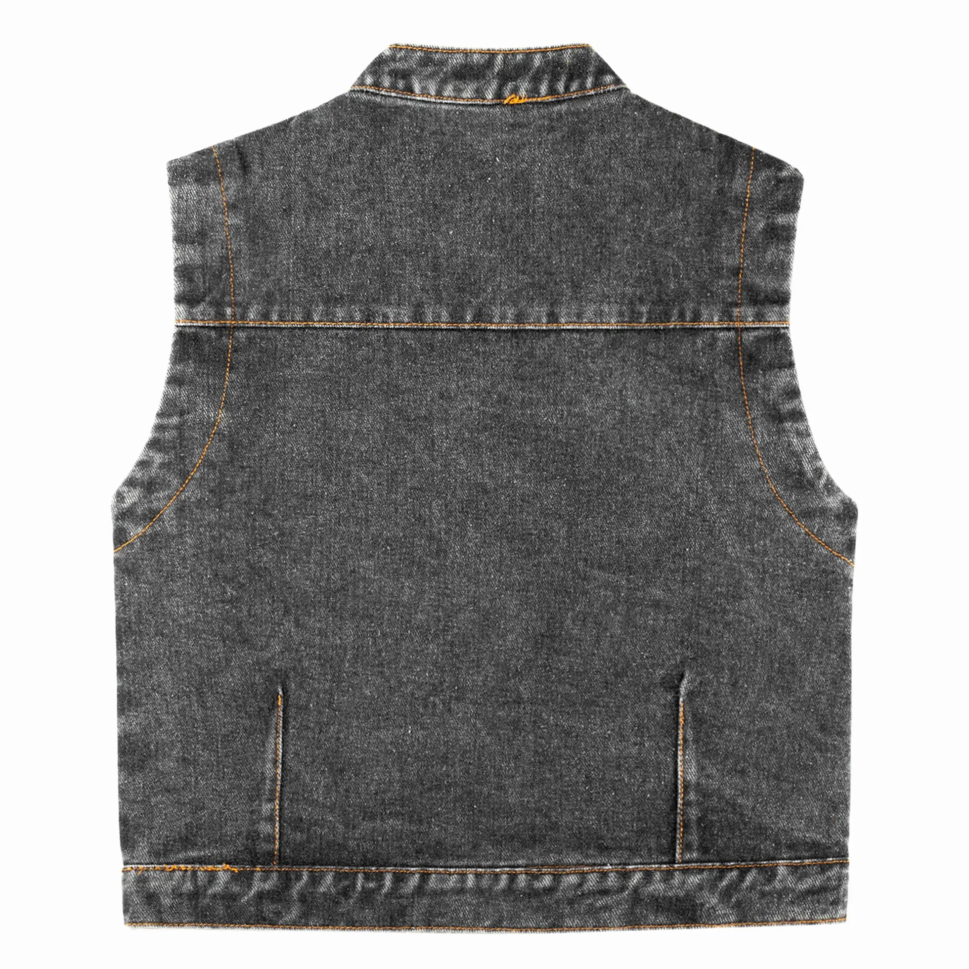 Chalecos de Mezclilla Sin Mangas para Bebé Niños Pequeños Primavera Otoño Chaqueta Clásica Casual