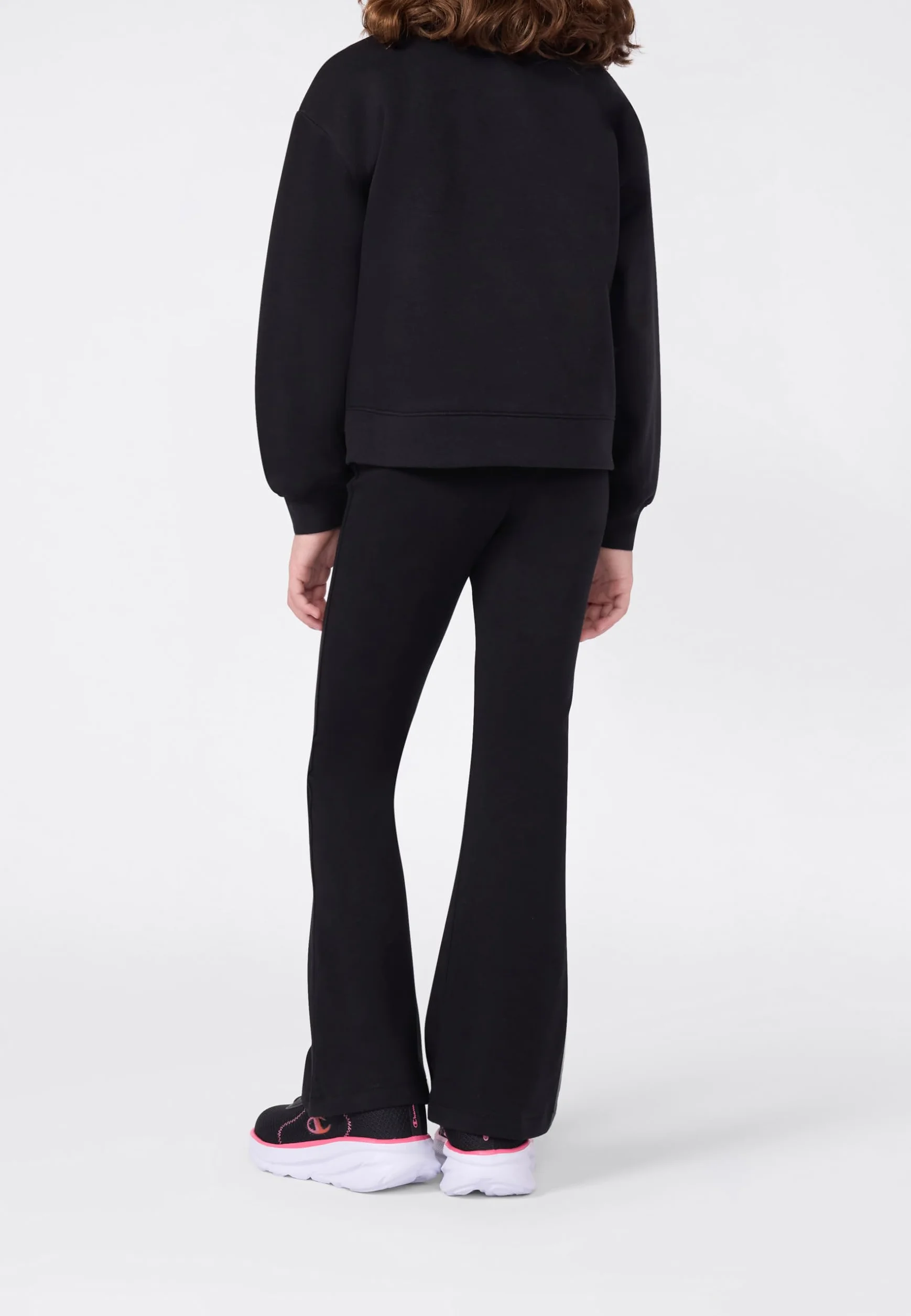 Champion Sudadera Legacy para niña, Negro, XXL