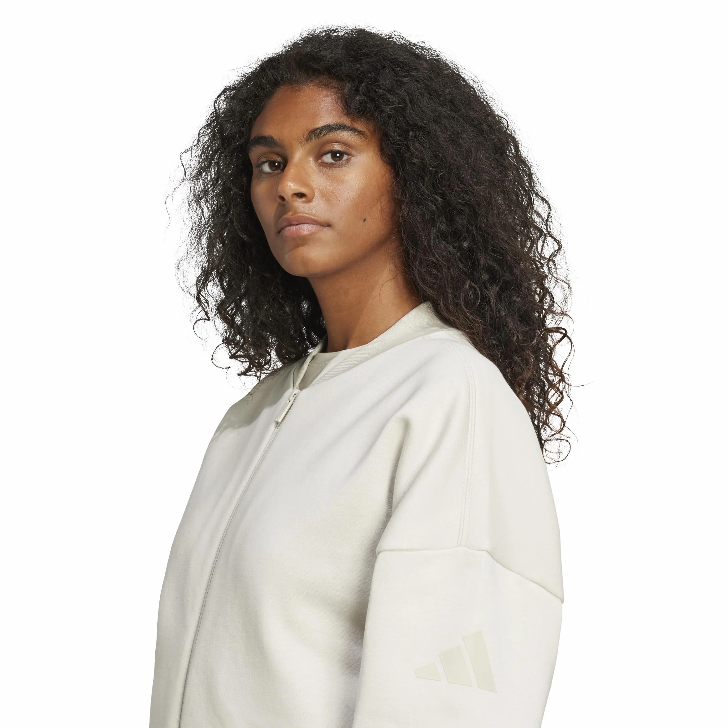 adidas Women's Chaqueta bómber Essentials Contemporary Logo
