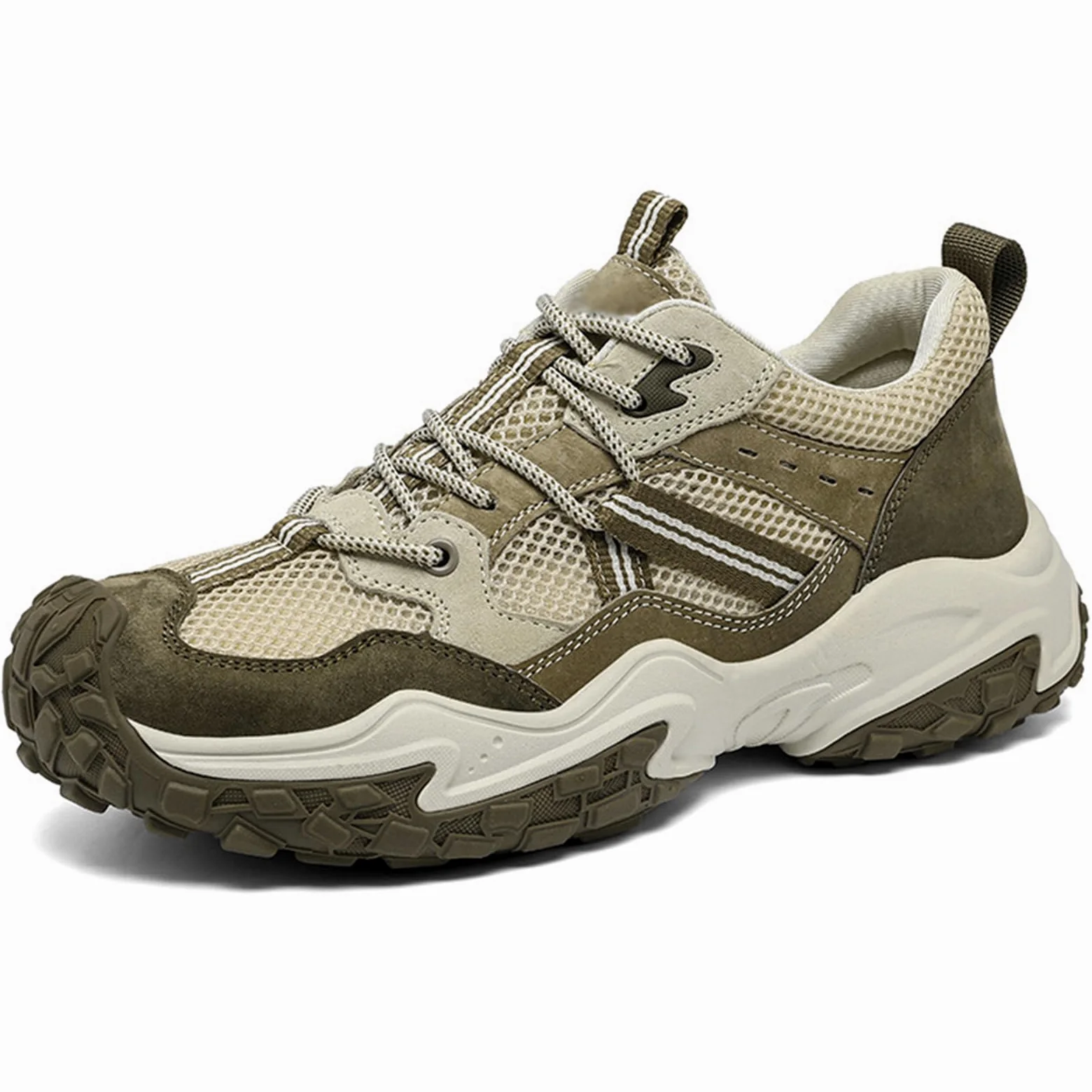 Hombre Zapatos de Senderismo Ligeras Zapatillas de Trekking Antideslizante Impermeables Trail Running Camping Deportivas