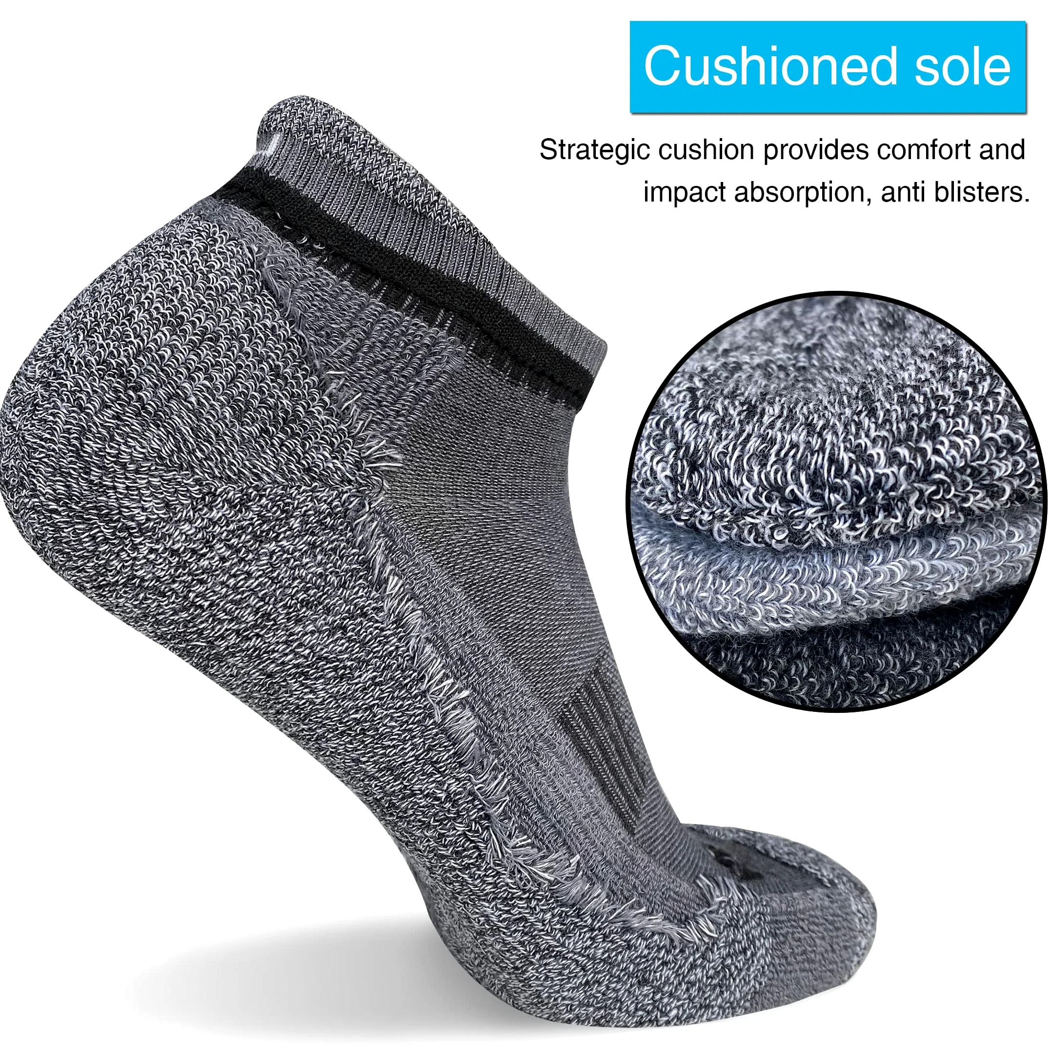 APTYID Calcetines deportivos para hombre (6 pares)