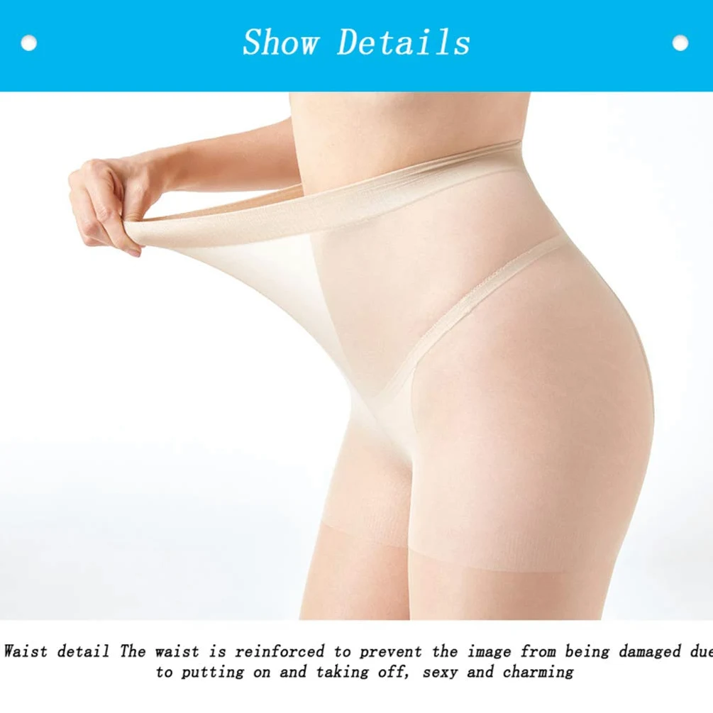 Mallas para Mujer, Pantimedias Suaves y Transparentes, Mallas reforzadas Transparentes de Longitud Completa, Mallas reforzadas con Medias, Mallas de Cintura Alta,Negro,2 Pair