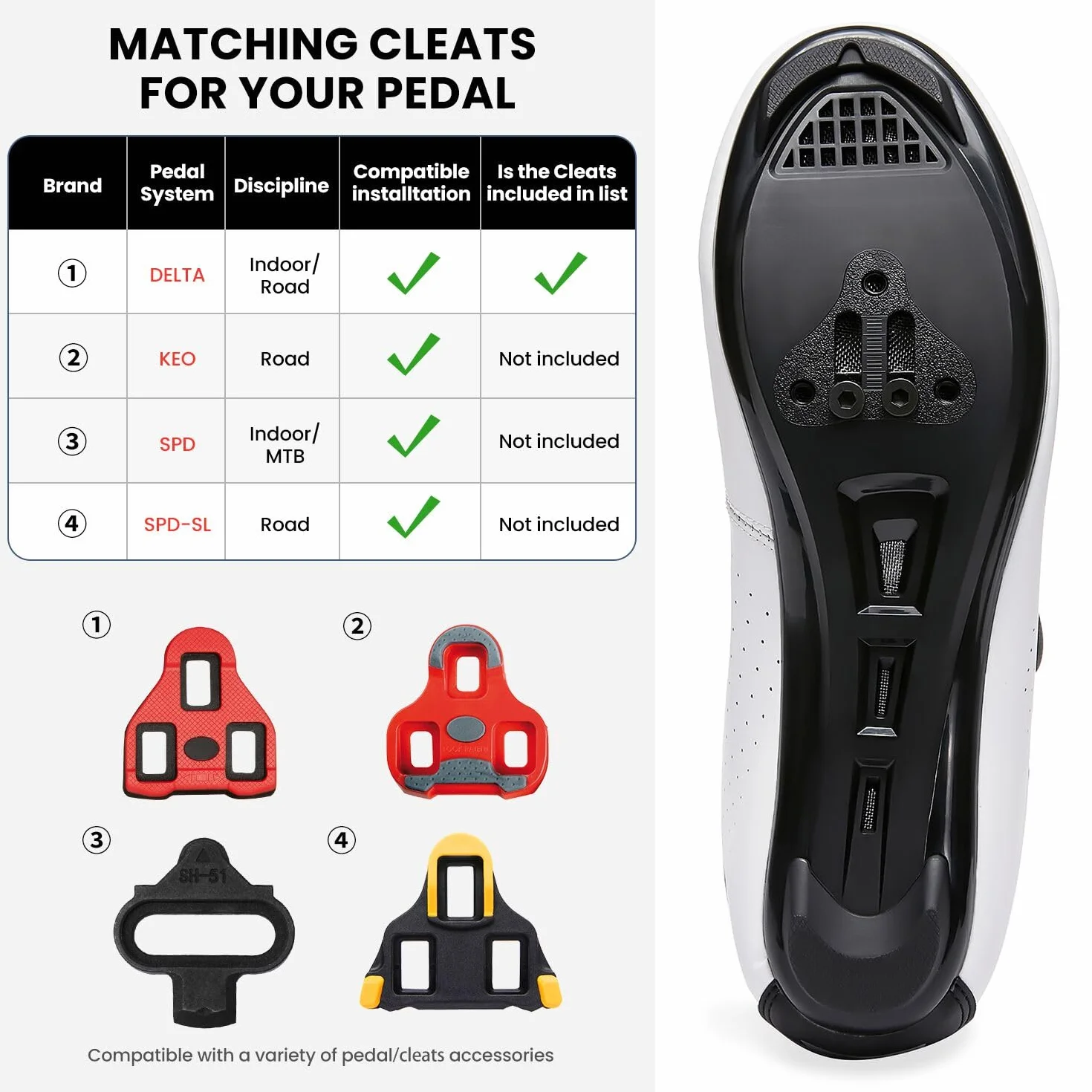 Mujer Zapatillas de Ciclismo para Hombre Zapatillas de Bicicleta de Carretera compatibles con Look SPD SPD-SL Delta Cleats Zapatillas de Bicicleta para Interiores Exteriores