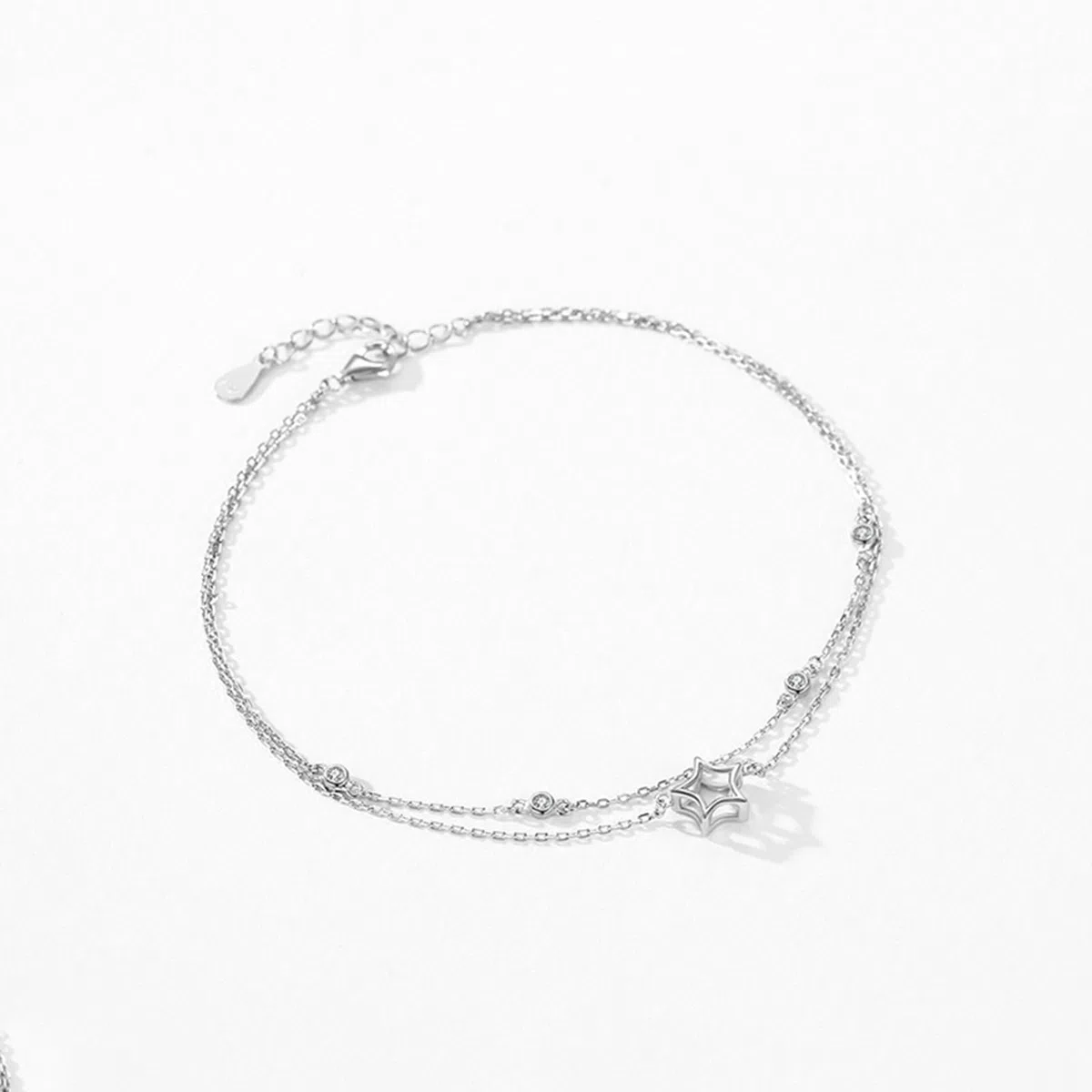 Pulsera Star Platinum Mum para mujer con pulsera para novia platino, PT950 y oro blanco de 9K/14K/18K