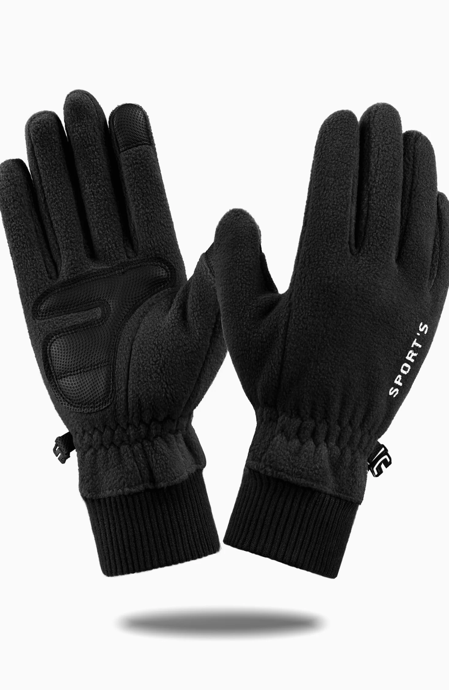 Guantes de invierno para mujeres y hombres - Guantes de invierno para mujeres en clima frío, pantalla táctil grande, sólidos, ligeros, impermeables y térmicos para correr, ciclismo,