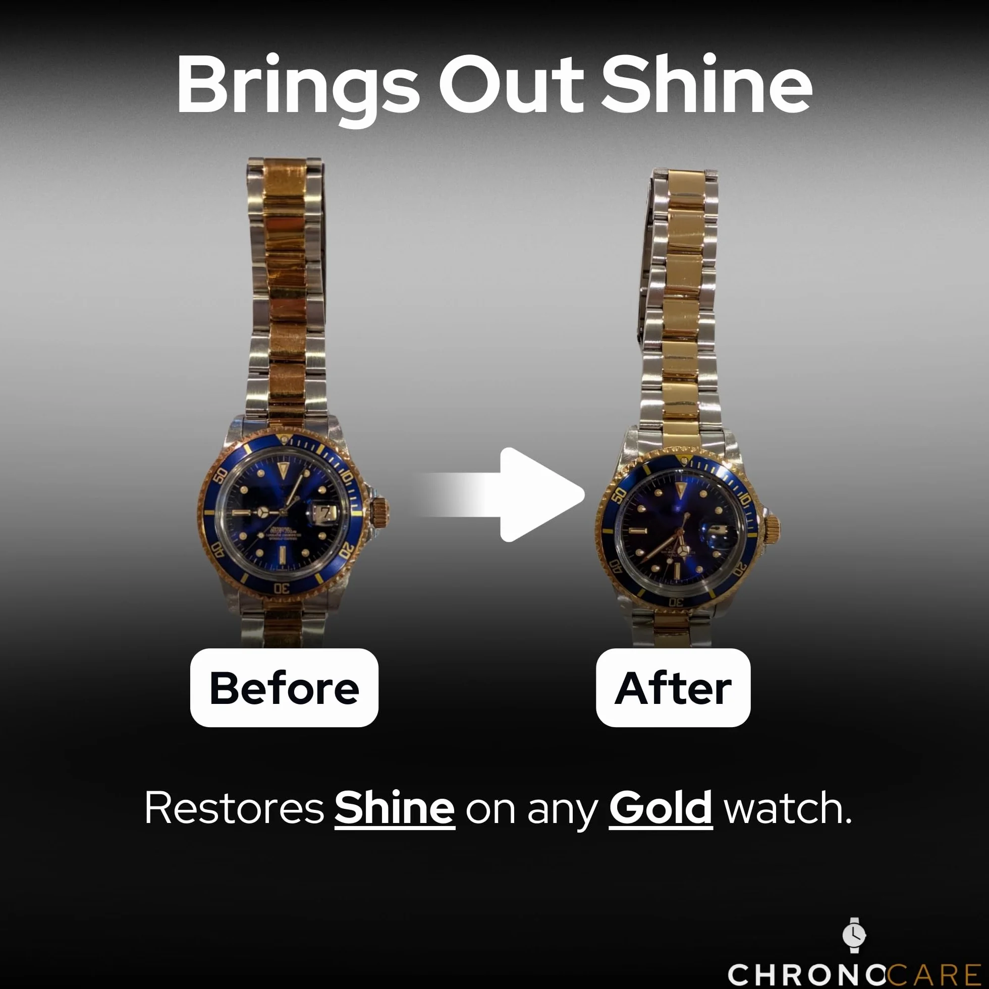 Kit de pulido de relojes con polvo de diamante - Removedor de arañazos de reloj y compuesto de reparación para relojes de acero inoxidable, titanio y oro - Incluye paño de pulido