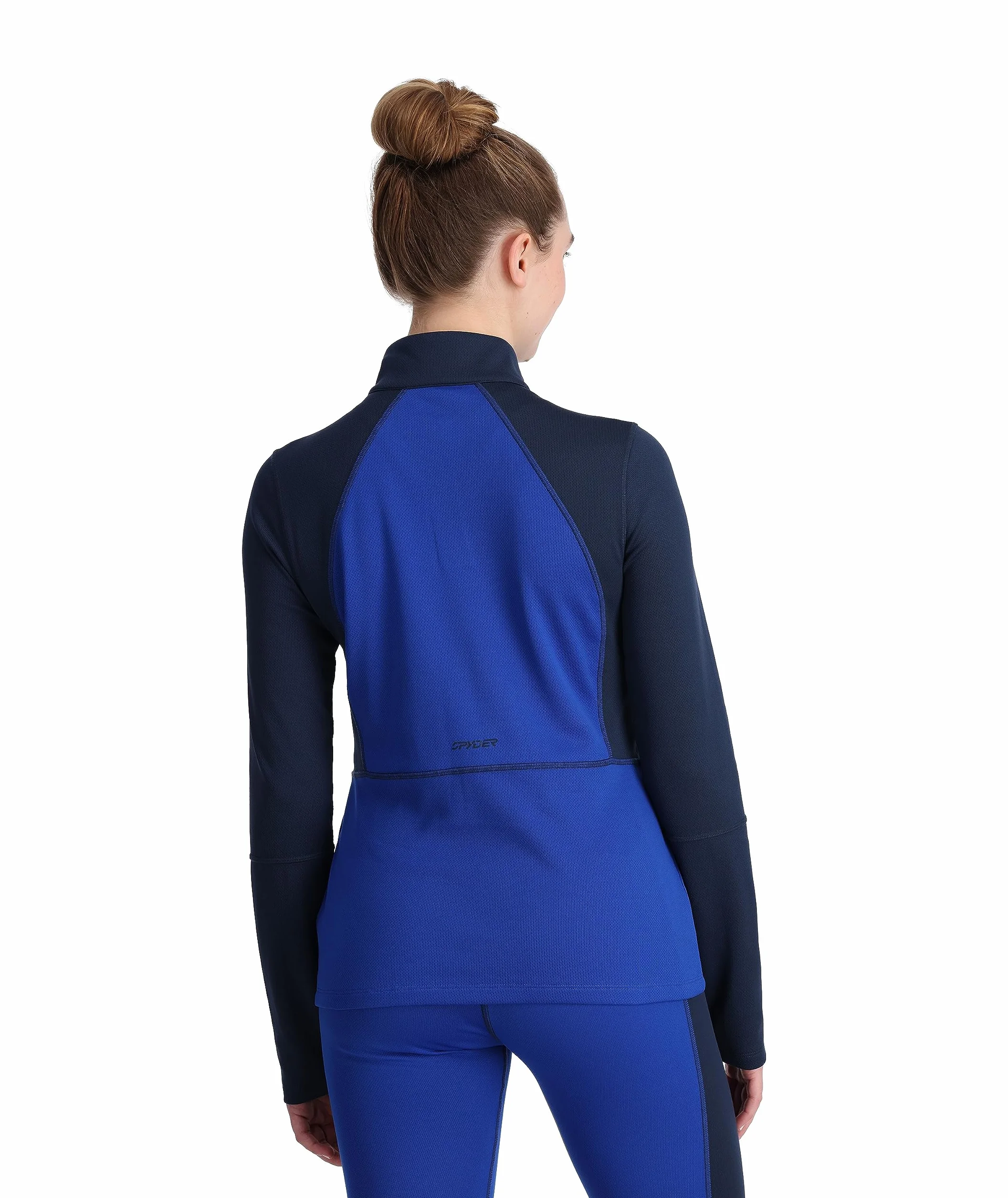 Spyder Charger 1/2 Zip Camiseta de Senderismo Mujer