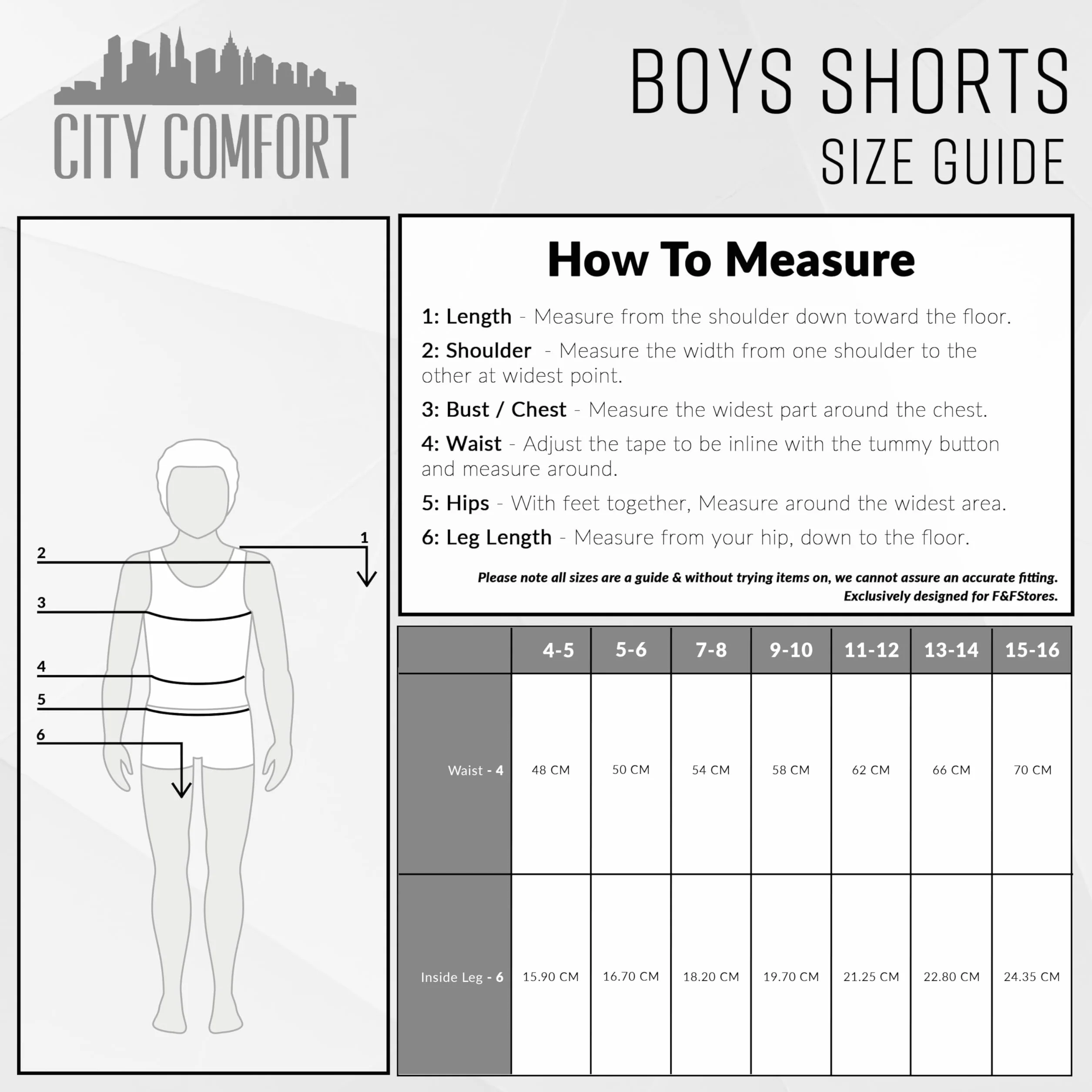 CityComfort Pantalon Corto Chinos para Niños con 2 Bolsillos y Cintura Elástica