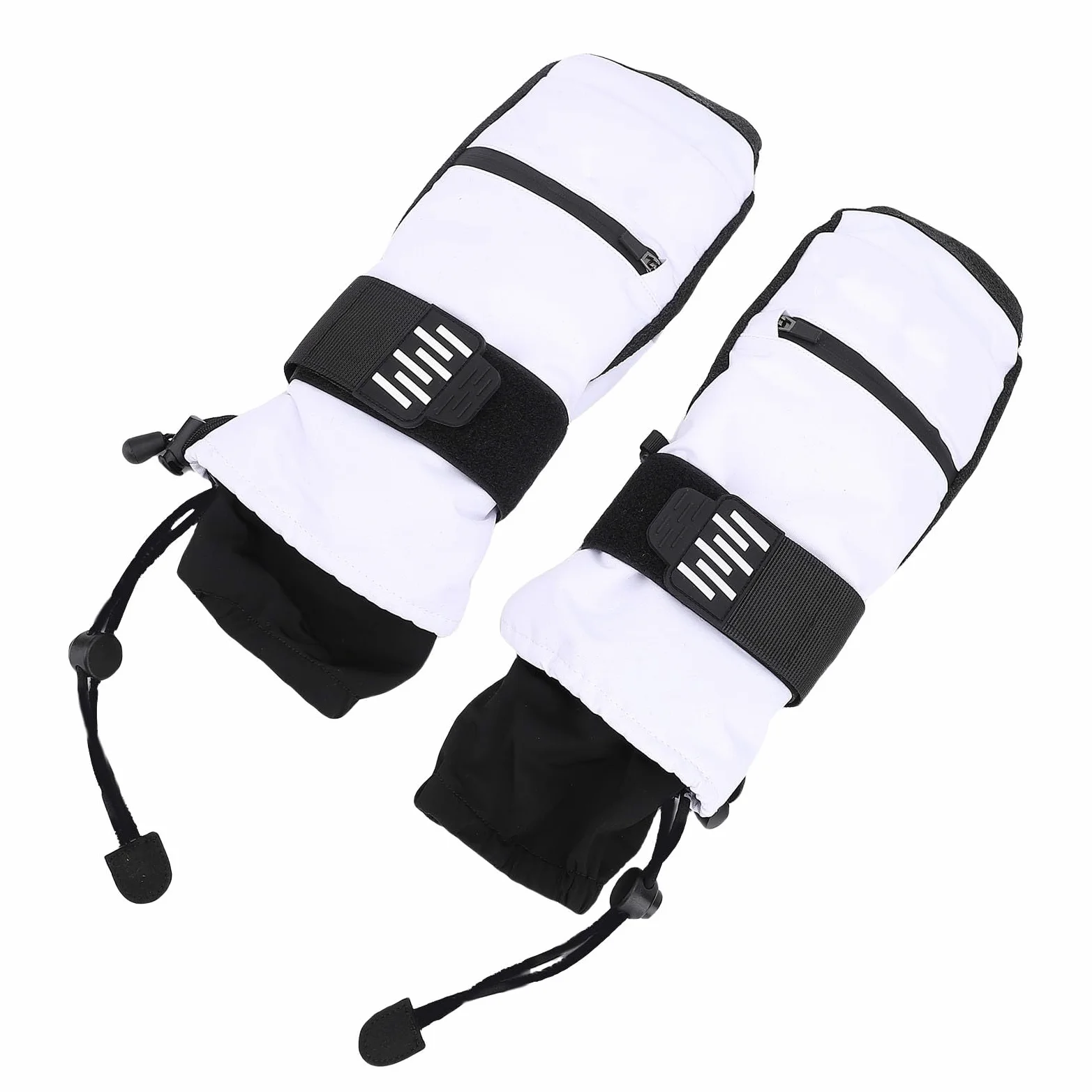 Alomejor de esquí, Manoplas Térmicas con Forro Impermeable con Agarre Flexible y Protección para la Muñeca para Hombres y Mujeres en Climas Fríos Extremos (M)
