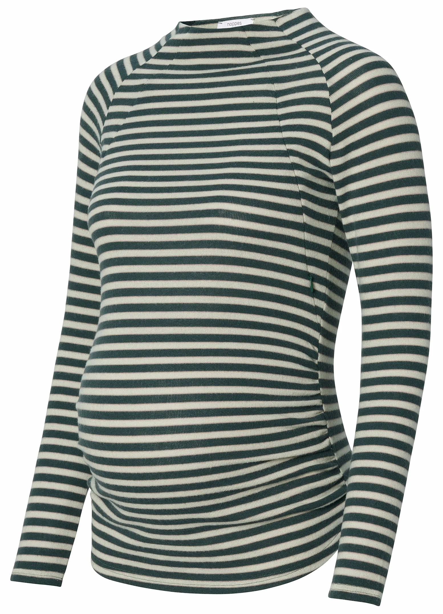 Noppies Top Pomeroy Nursing Long Sleeve Camiseta, Green Gables-P982, 44 para Mujer