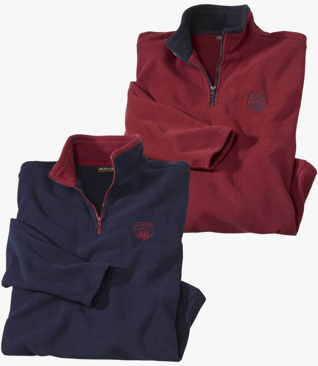 ATLAS FOR MEN - Lote de 2 Forros Micropolar - Disponible en Tallas Grandes