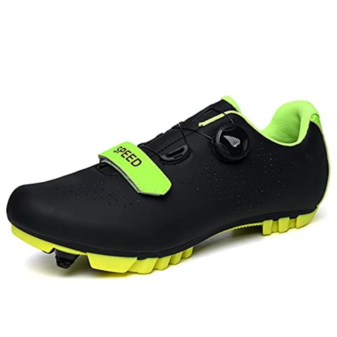 Zapatillas De Ciclismo para Hombre, Zapatillas De Bicicleta MTB Antideslizantes Zapatillas De Bicicleta De Montaña Unisex Zapatillas De Ciclismo Antideslizantes con Cala SPD