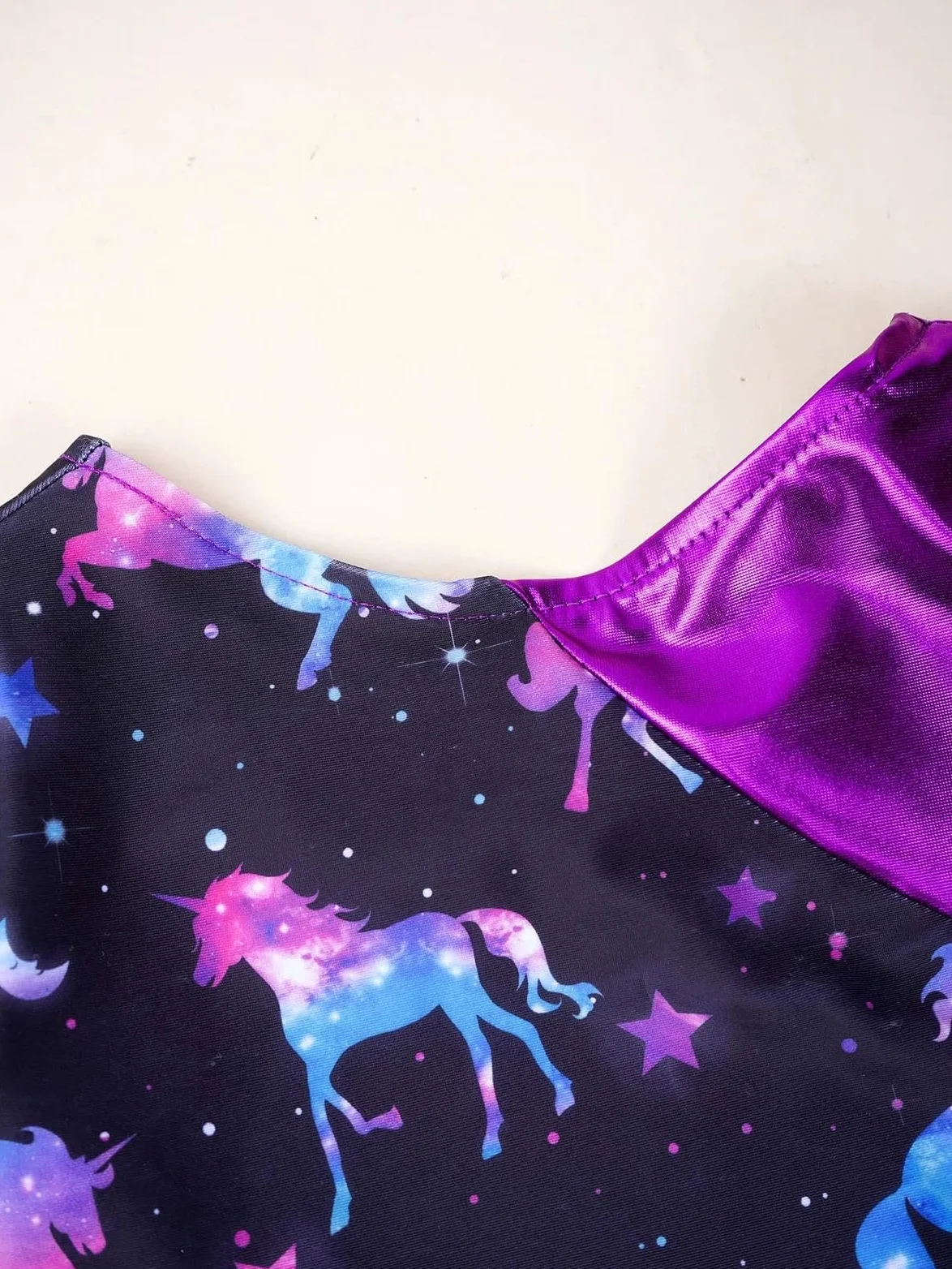 Maillot Gimnasia Ritmica Body de Leotardos de gimnasia for niñas, conjunto de baile de Ballet de manga larga bronceado, mono de entrenamiento de patinaje artístico con pantalones cortos(Blue,6)