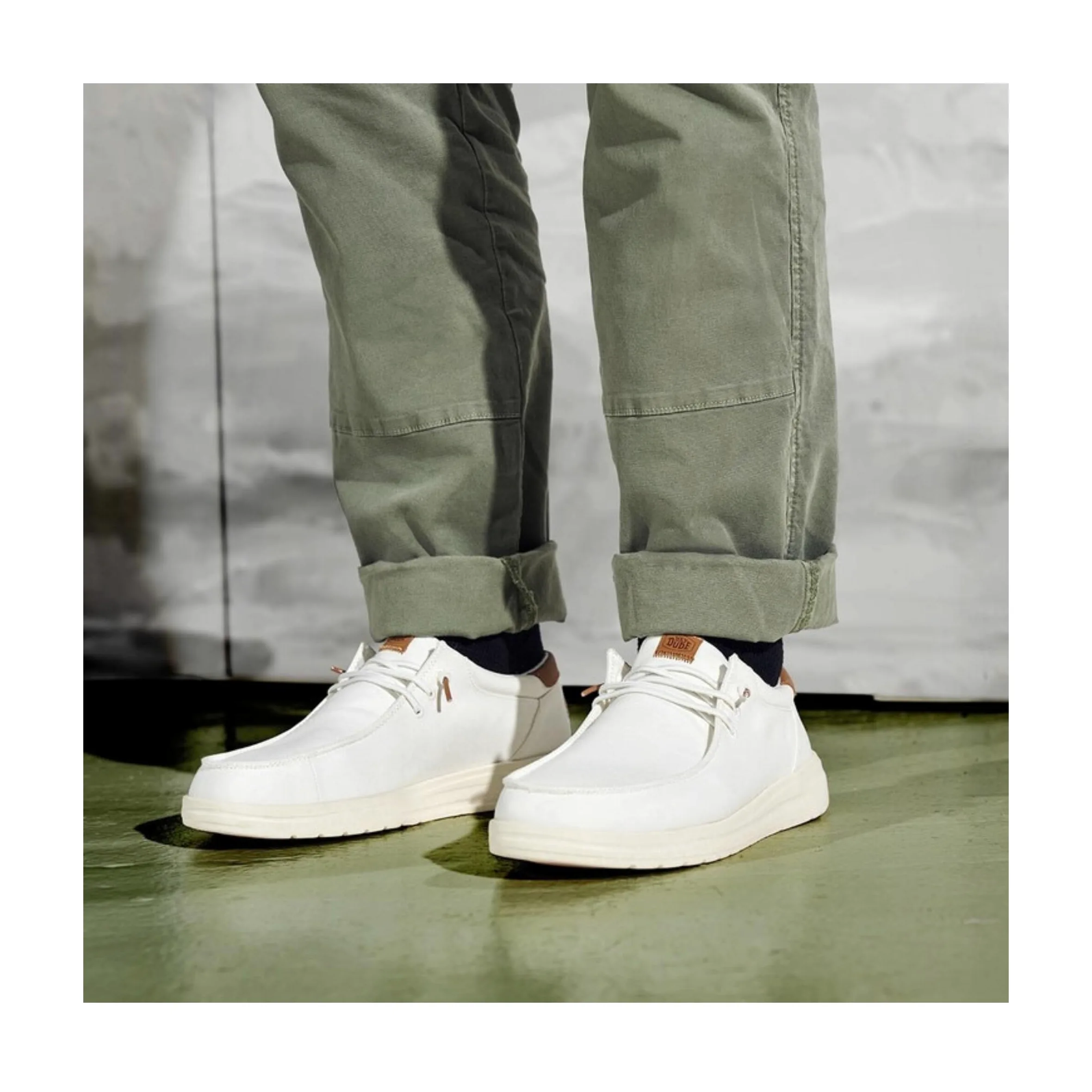 HEYDUDE - Paul Canvas, Zapatillas sin Cordones para Hombre, Black, 40