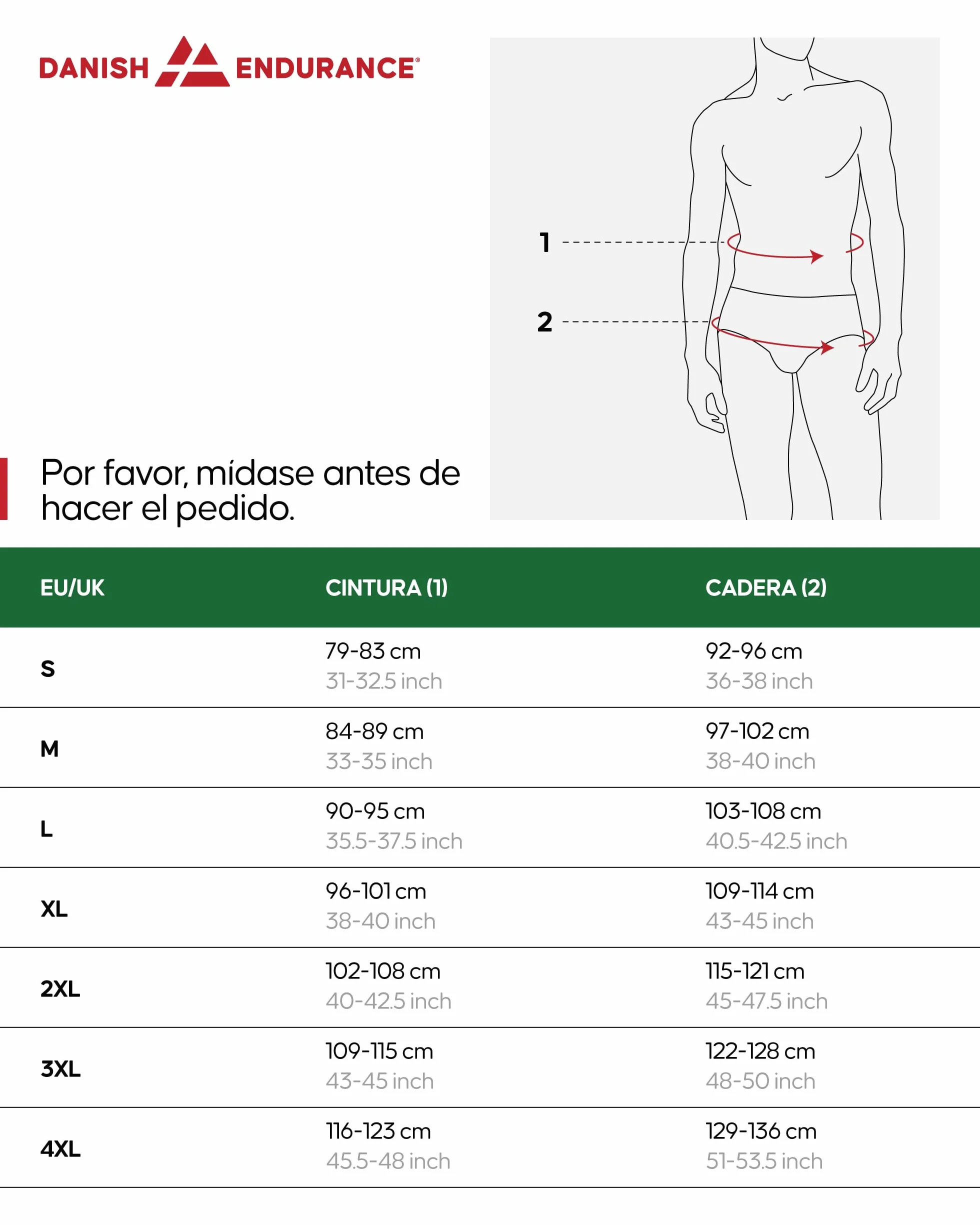 DANISH ENDURANCE Calzoncillos Boxer Hombre Cintura Baja, 6 Pack