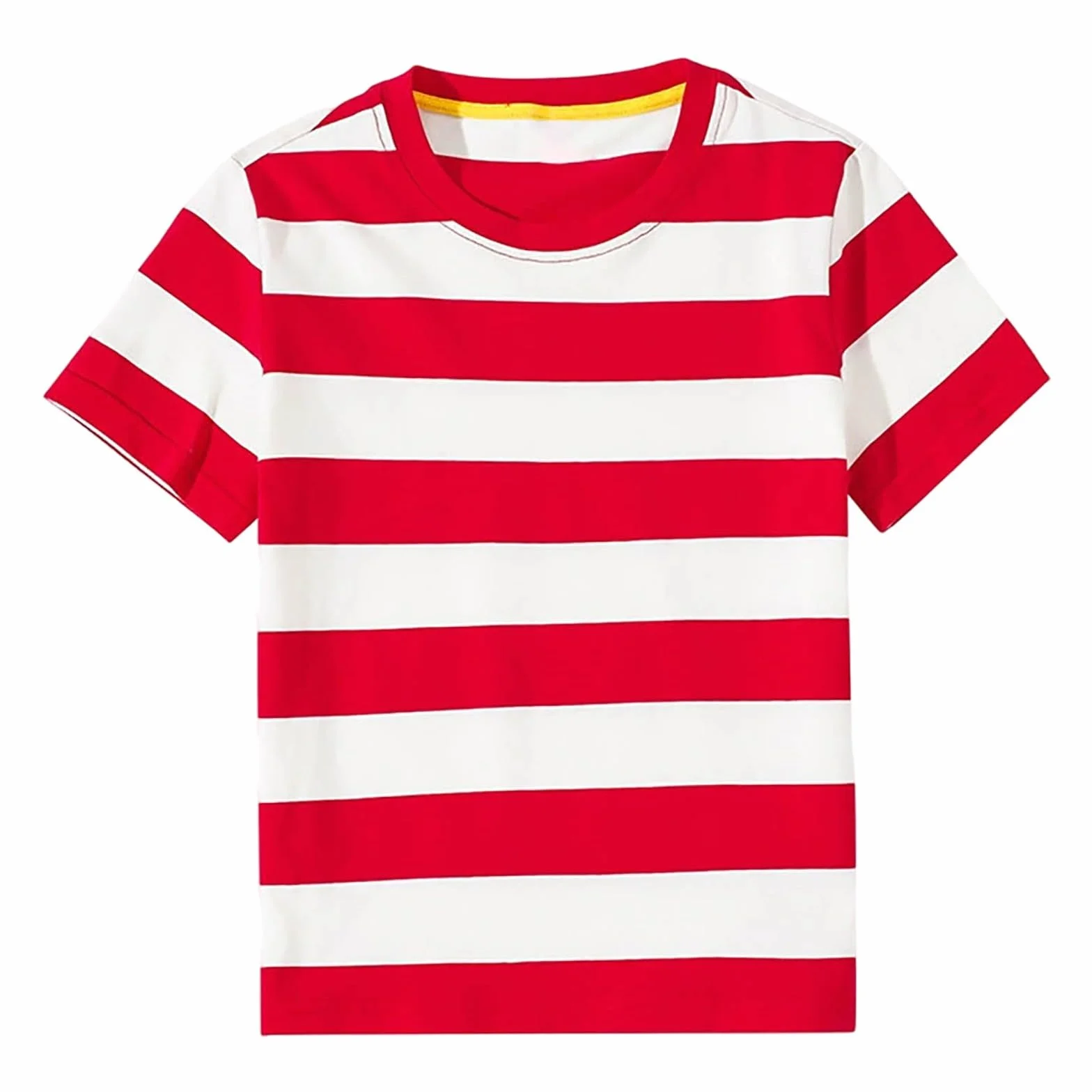 Camisetas Niños Top Camiseta de Manga Larga Niñas Verano Camisetas con Rayas Mangas Cortas, Bloque de Color, Cuello Redondo de Moda Suéter Tops Blusa Casual