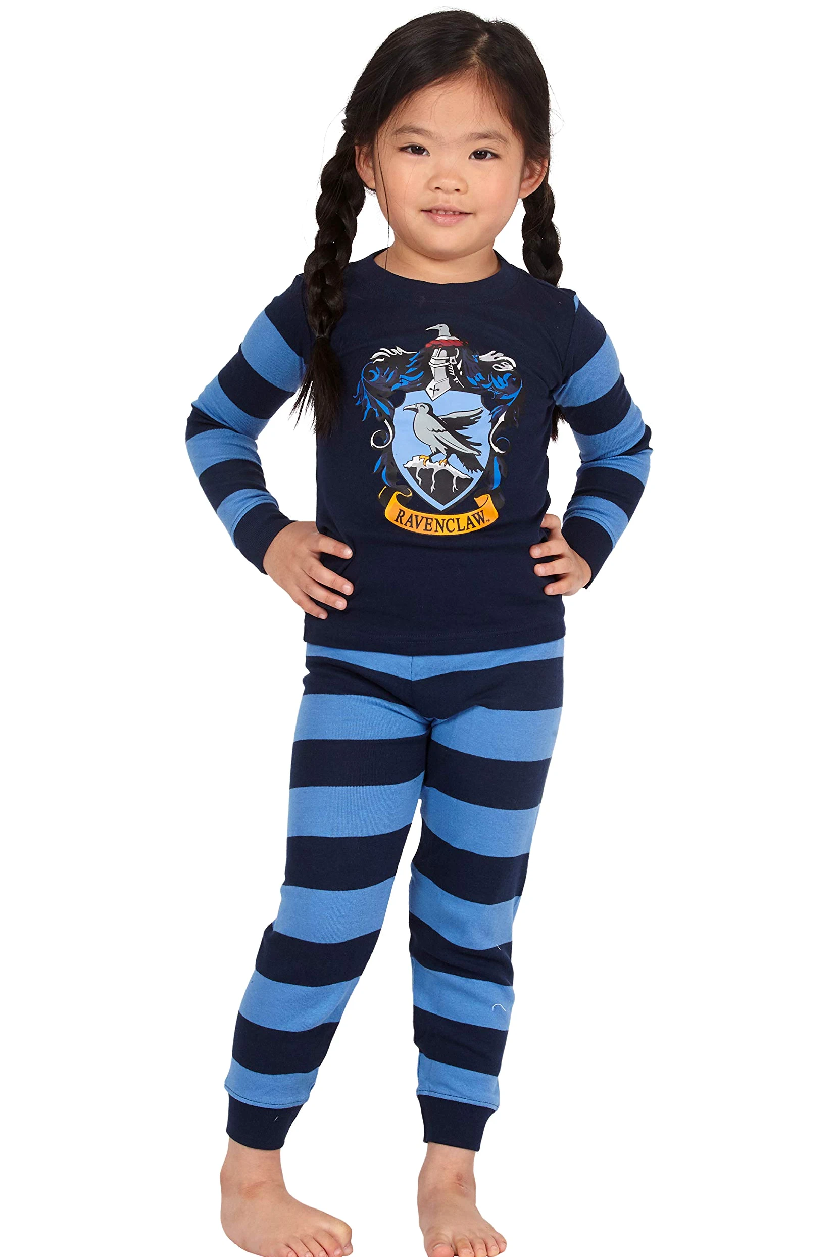 INTIMO Harry Potter Kids todas las casas Crest pijamas (Ravenclaw, 5T)
