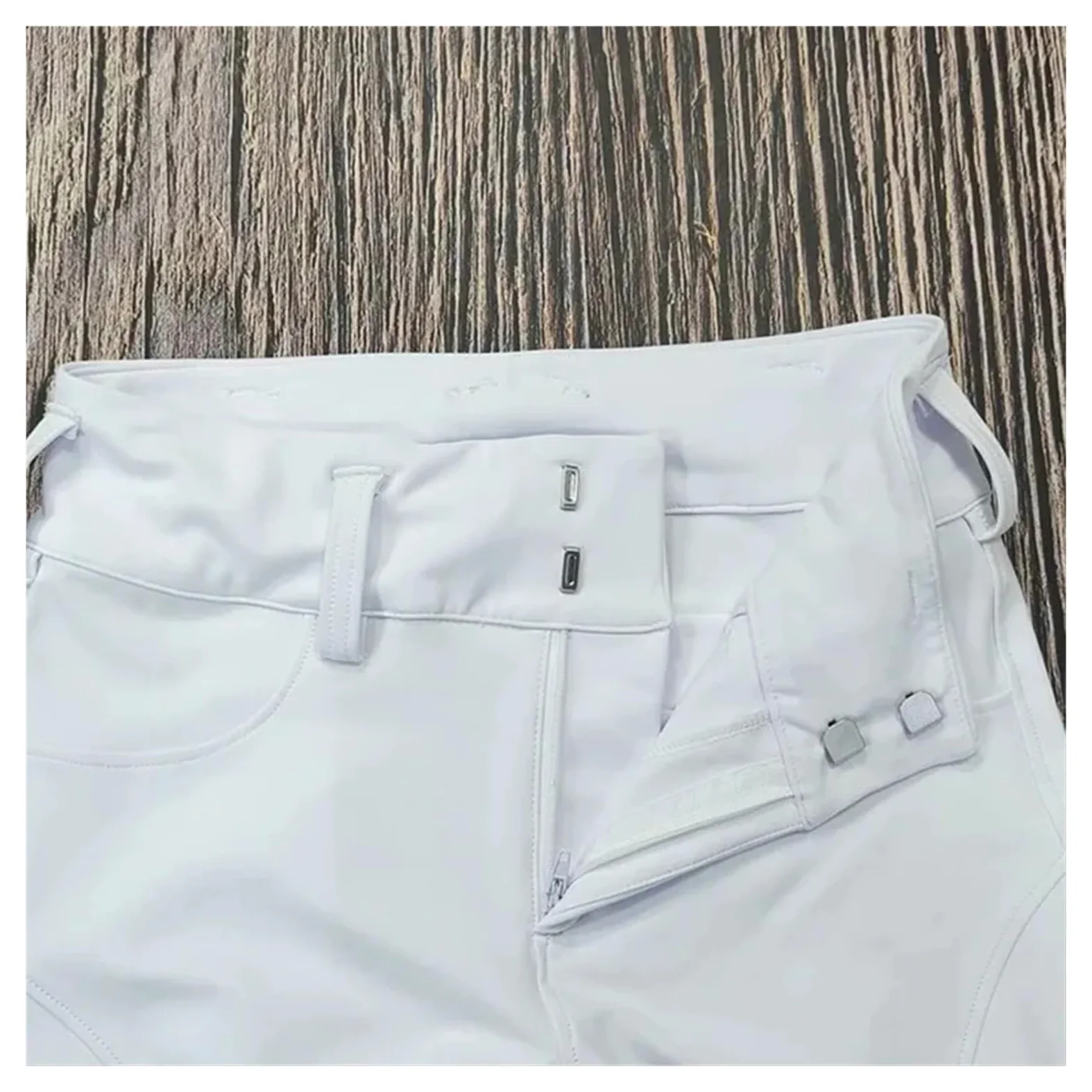 Pantalones de equitación Pantalones de equitación con Cremallera y Botones for Mujer, Mallas ecuestres, Mallas Deportivas de competición(Black,M)