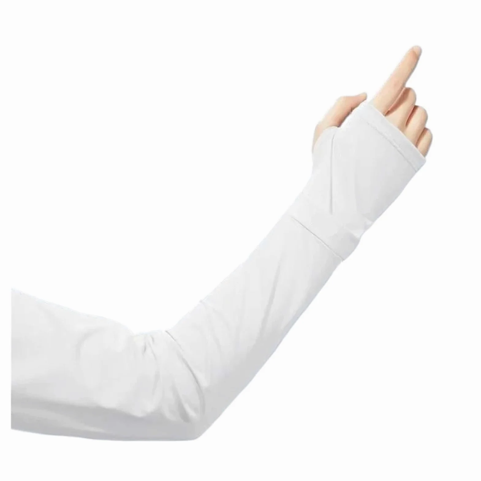 Genérico Mangas de brazo protección solar enfriamiento unisex for conducir actividades al aire libre
