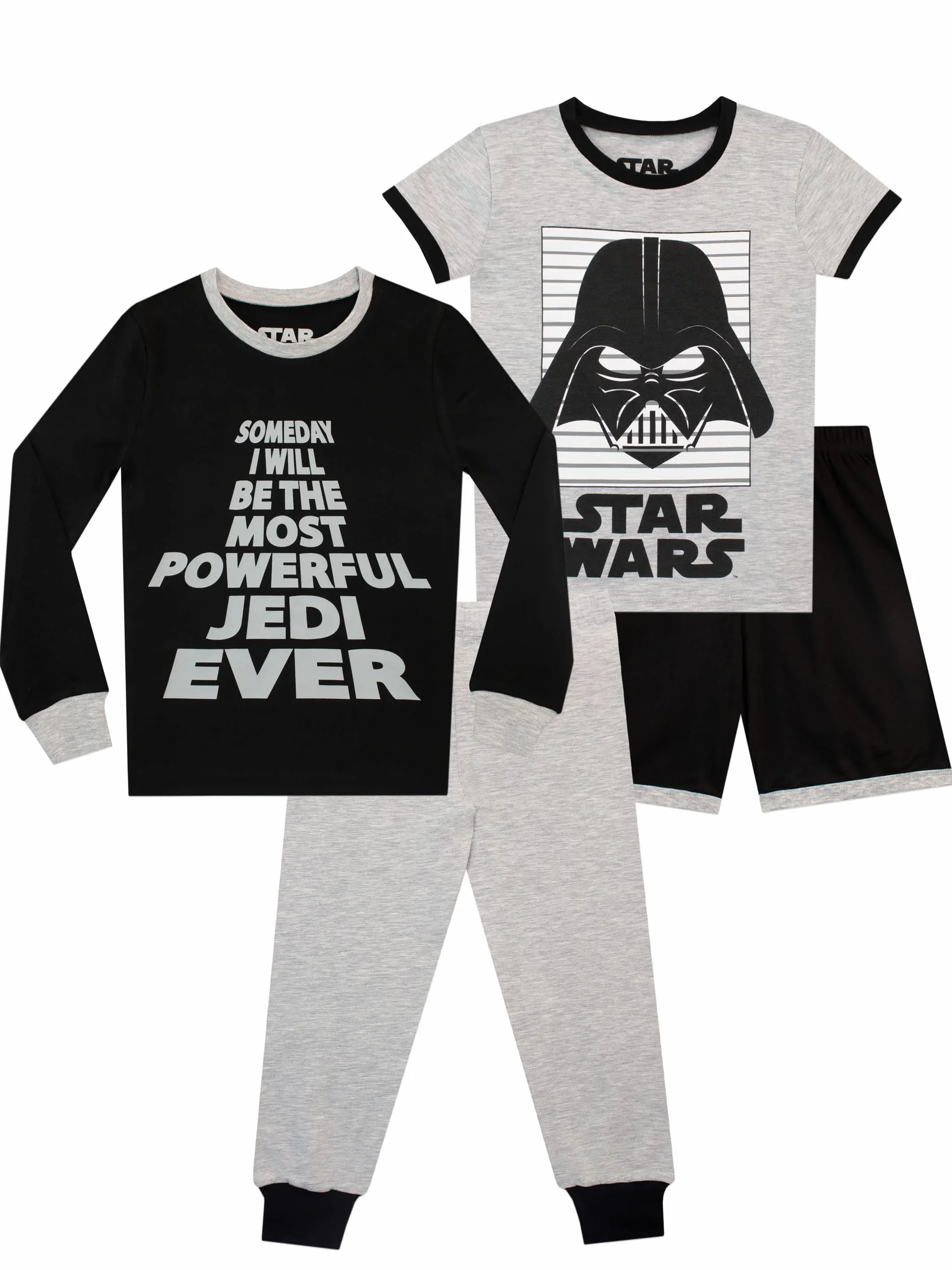 Star Wars Pijamas Manga Corta Niños Paquete de 2 La Guerra de Las Galaxias