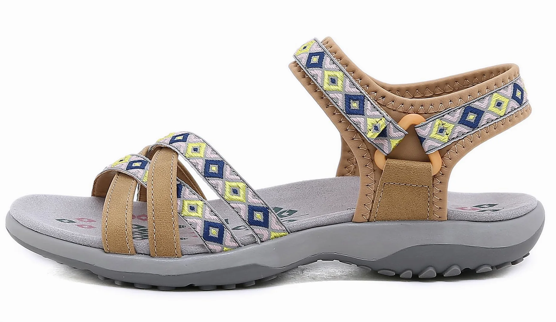 Meik Mangni Sandalias Deportivas Mujer Sandalias de Punta Descubierta Verano Sandalia de Trekking Casuales Antideslizantes Sandalias de Playa Tamaño:36-41 EU