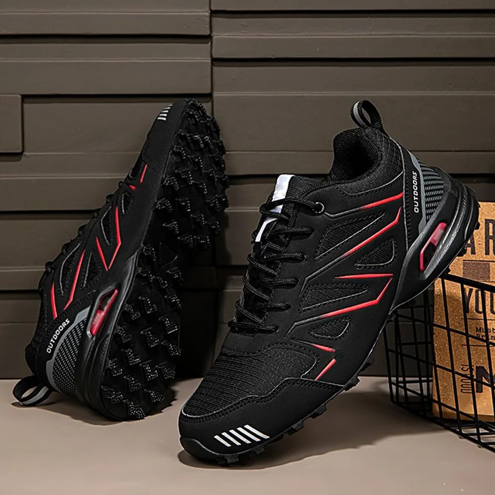 Zapatos de Senderismo para Hombre Ligeros Transpirable Zapatillas de Trekking cómodo Outdoor Camping Caminar Montaña