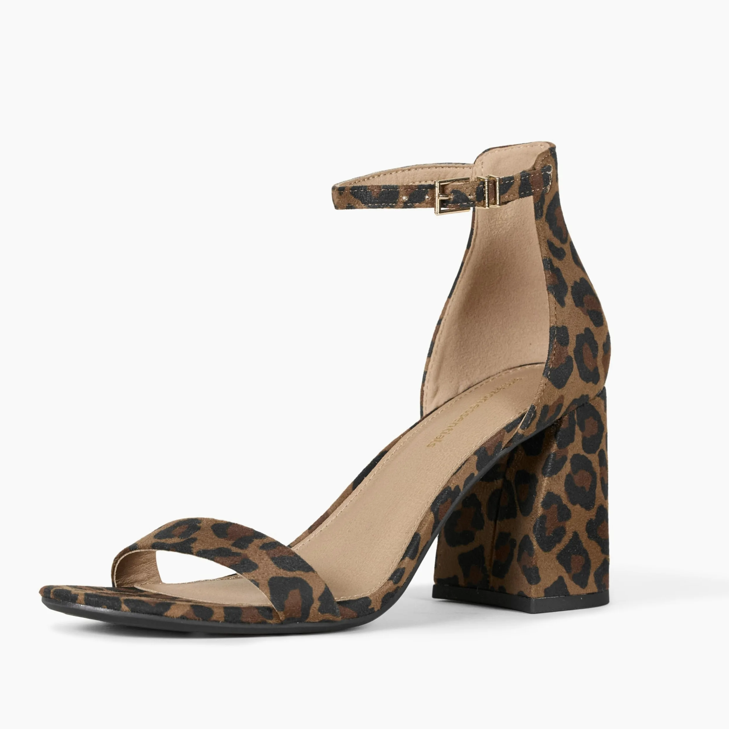Amazon Essentials Sandalia de Tacón Ancho Mujer