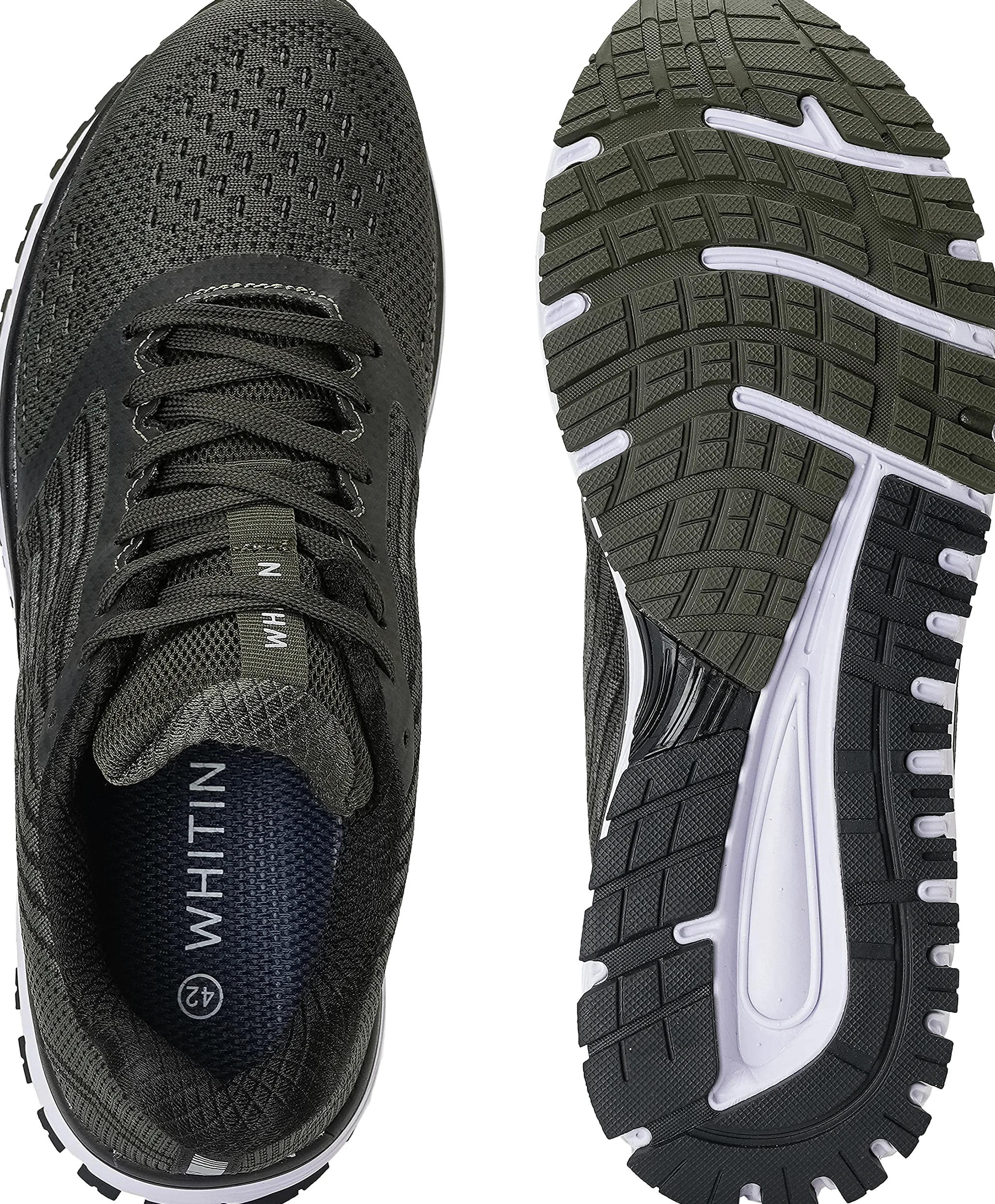 WHITIN Chanclas con soporte de arco para hombre | Sandalias de tanga casuales | Chanclas ligeras, antideslizantes, de secado rápido, zapatos de verano con nubes