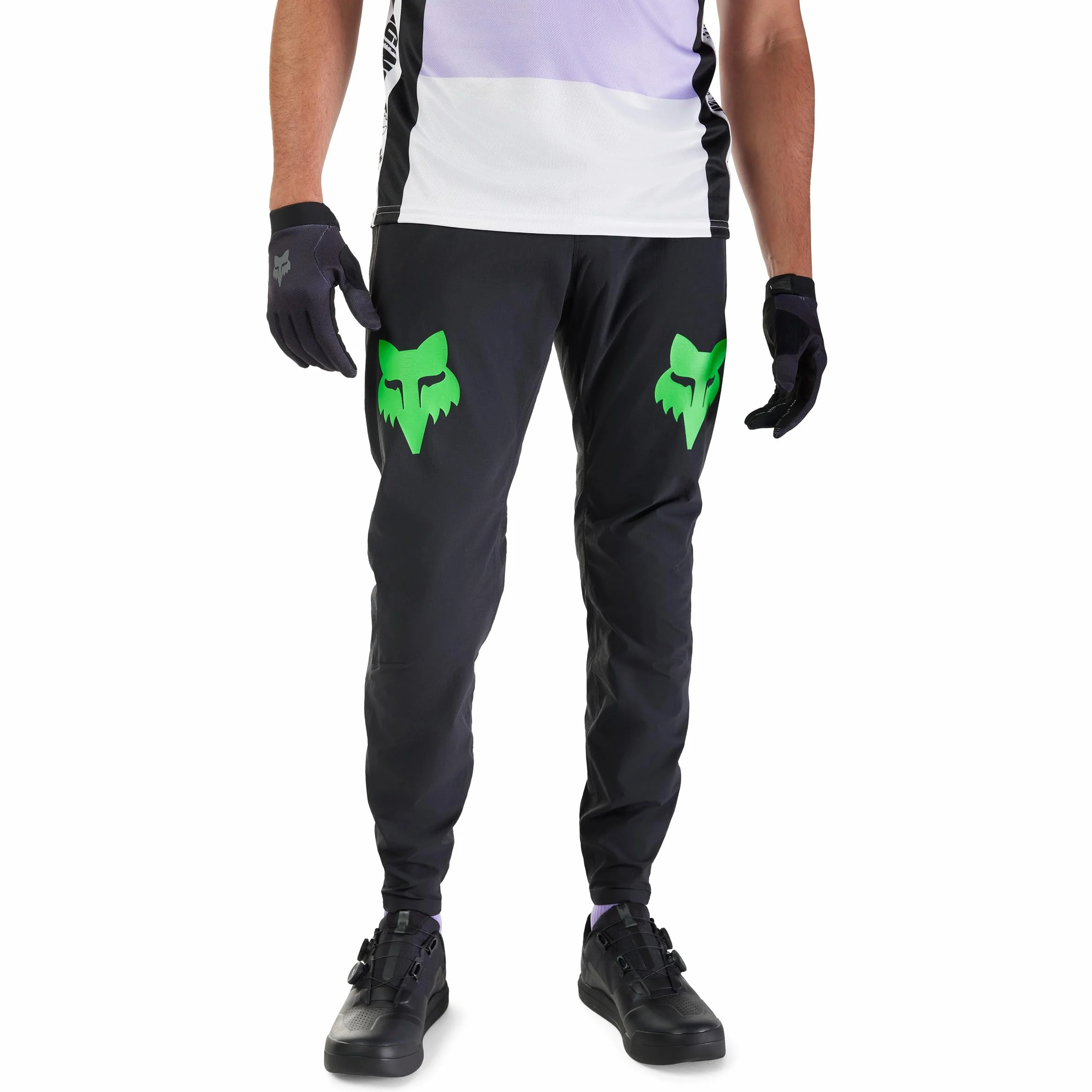 Fox Ranger Grid MTB Pantalones Largos, Negro, S