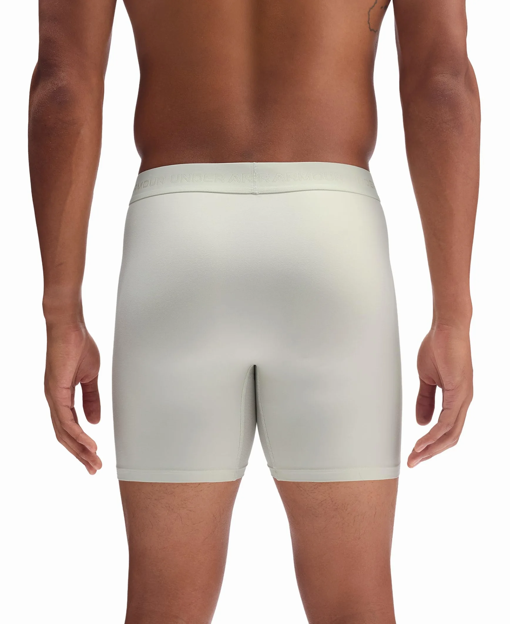 Under Armour Pack de 3 Bóxers Tech Performance para Hombre, Largo de Pierna de 15 cm – Transpirable, Absorbe la Humedad, Tacto Suave, Comodidad Todo el Día