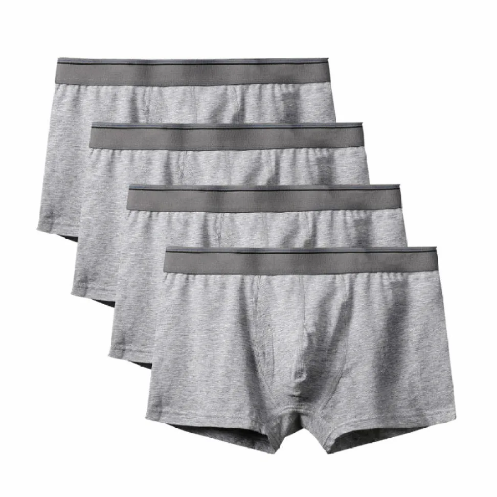 Boxer De Hombre Calzoncillos Grandes Masculinos Nuevas Bragas De Algodón Sexy De Moda Calzoncillos Cortos De Hombre Calzoncillos De Talla Grande Calzoncillos De Hombre (Paquete De 4) Stely H-4Pc_A247