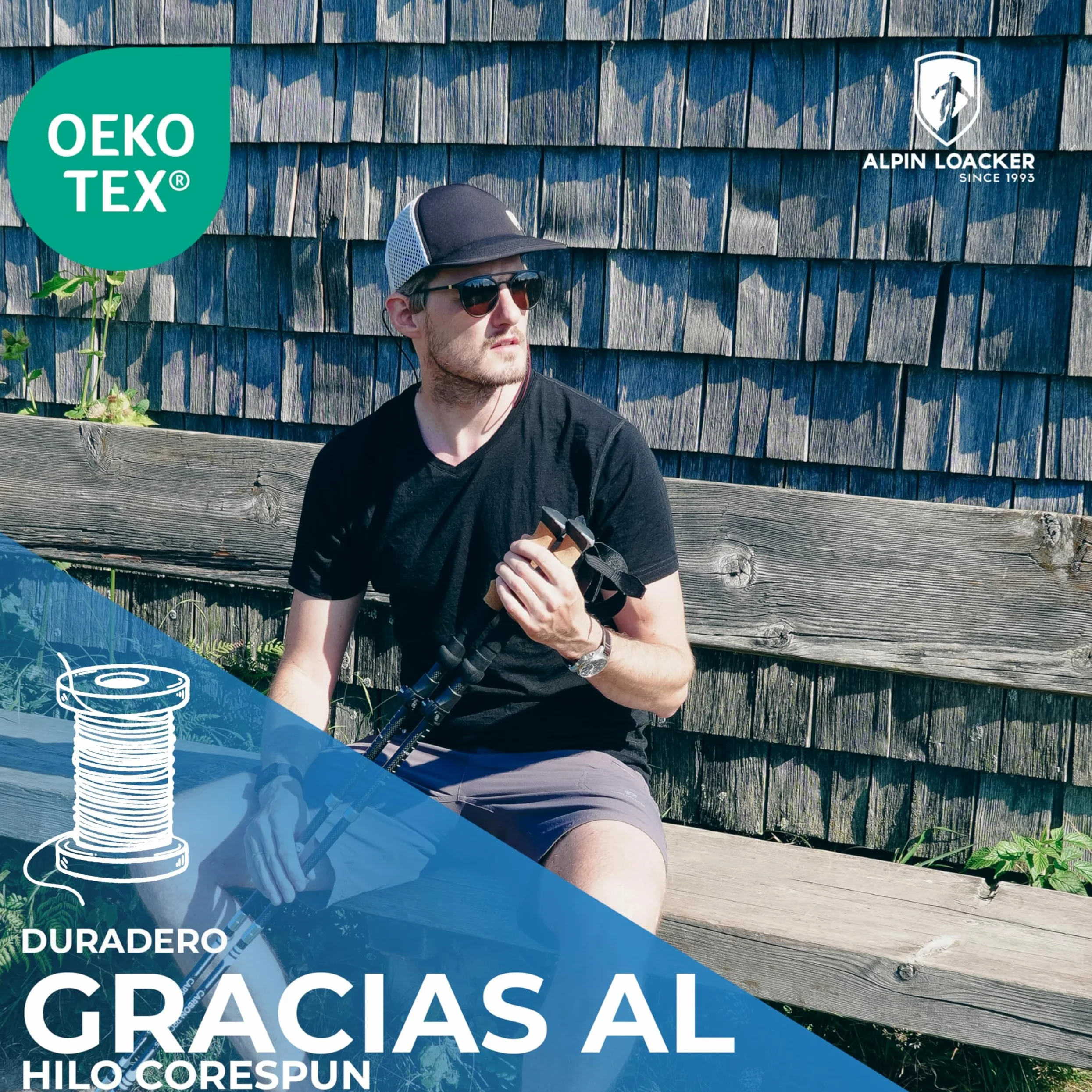 ALPIN LOACKER Camiseta de Cuello en V de Merino para Hombre, Manga Corta, Camiseta antisudor, Camiseta de Merino con Cuello en V, Prenda térmica Transpirable