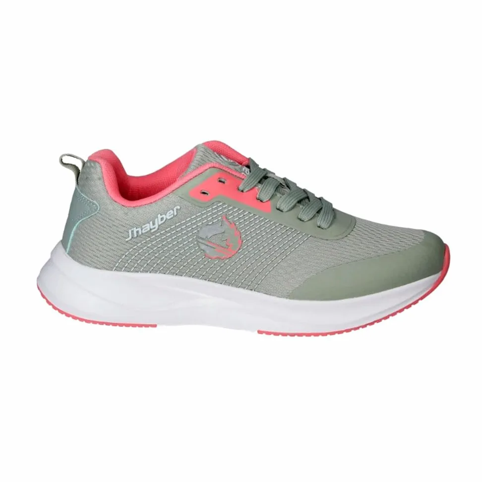 J´HAYBER - J’hayber ZS450983 Zapatillas Deportivas Mujer, Zapatillas Running y Fitness, Ligeras y Transpirables, Suela con Amortiguación, Cómodas para Deporte, Caminar y Uso Diario, Verde y Rosa para: