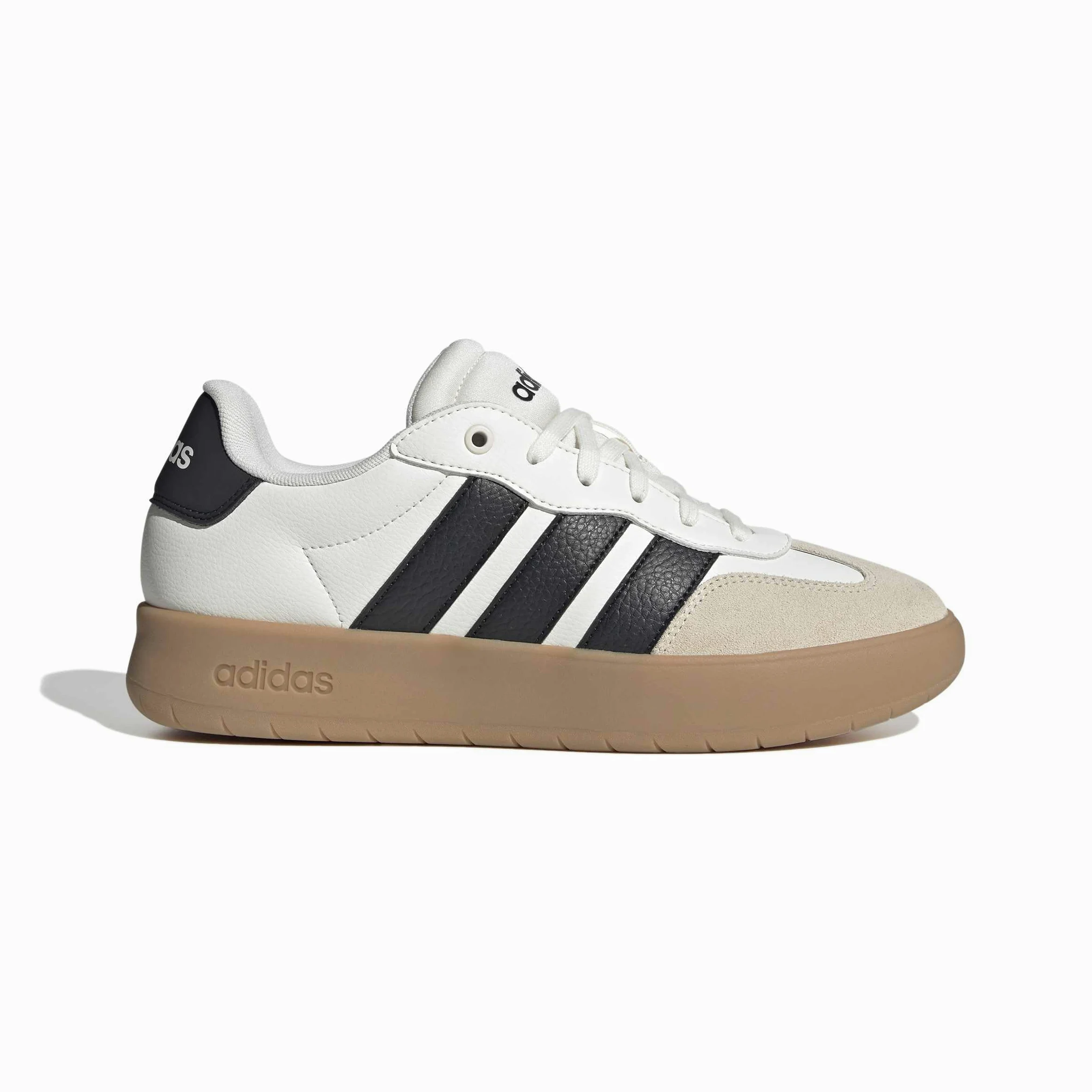 adidas Hombre Barreda Shoes, Off White/Core Black/Gum 3, 48 EU
