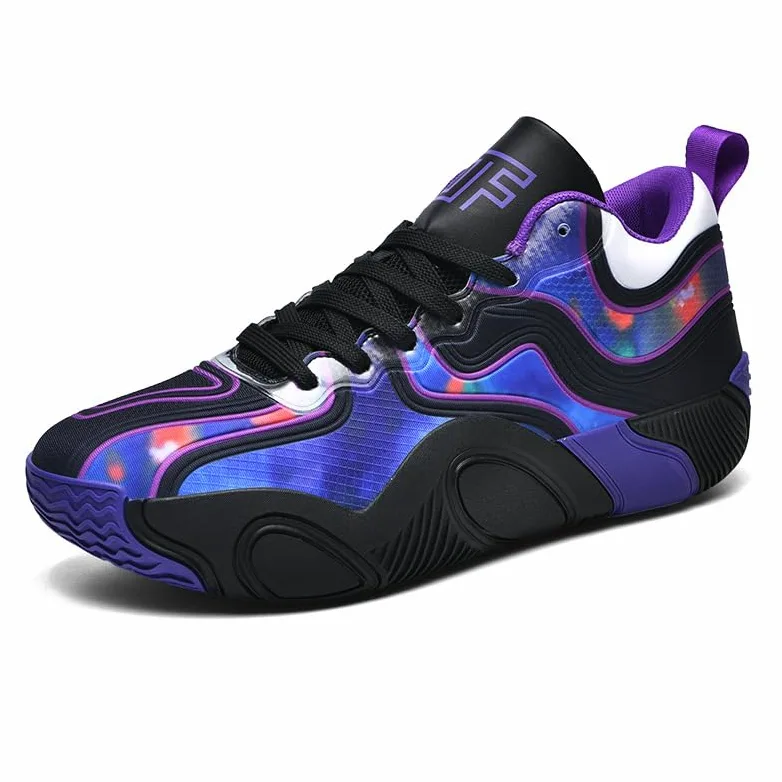 Zapatillas de Baloncesto Unisex con Amortiguación Transpirable Antideslizante