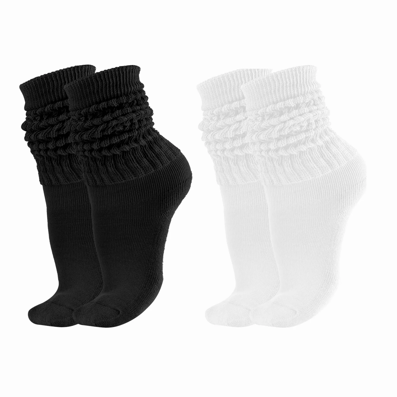 Calcetines altos hasta la rodilla para mujer y hombre, paquete de calcetines largos de neón