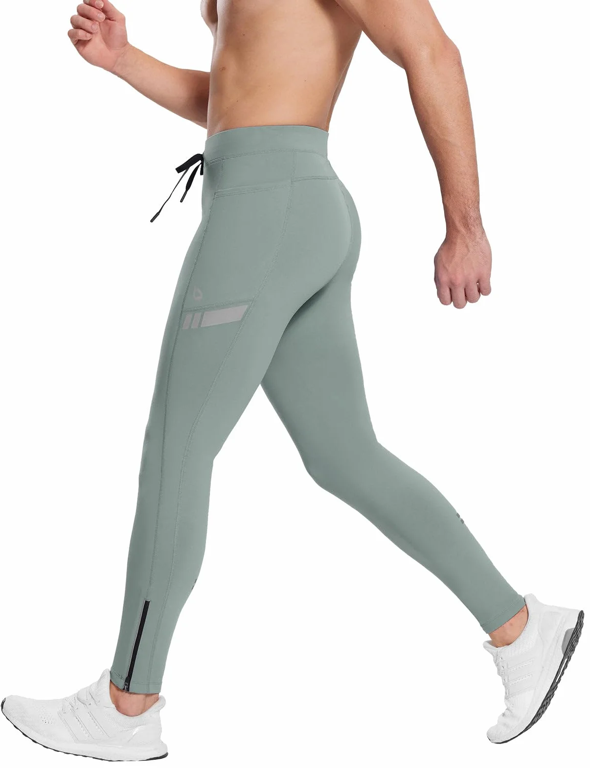BALEAF Pantalones térmicos impermeables para hombre forro polar con bolsillos senderismo