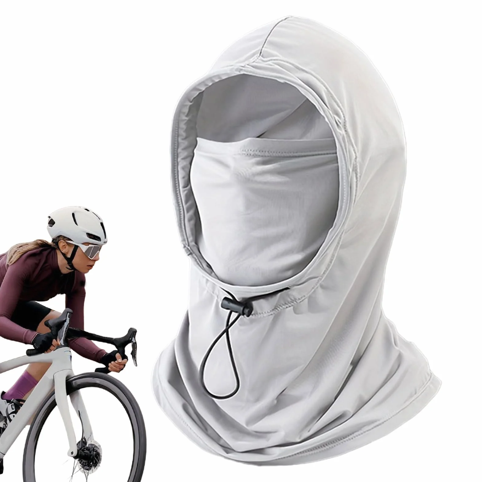 Máscara de protección solar – UPF 50+ Protección UV Sombrero con protección para el cuello | Protección facial transpirable para deportes, escalada, senderismo, ciclismo, actividades al aire libre