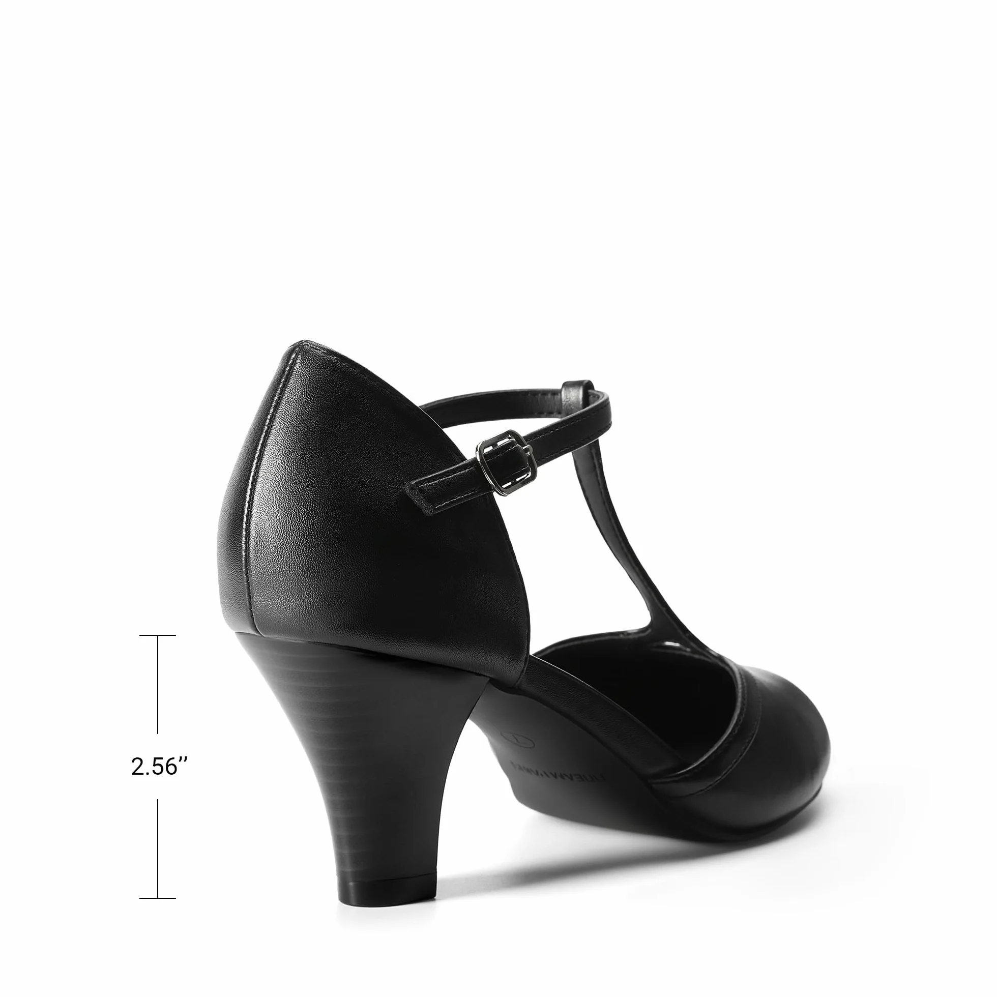 DREAM PAIRS Zapatos de Tacón Mujer Comodos Vestir con Correa en el Tobillo