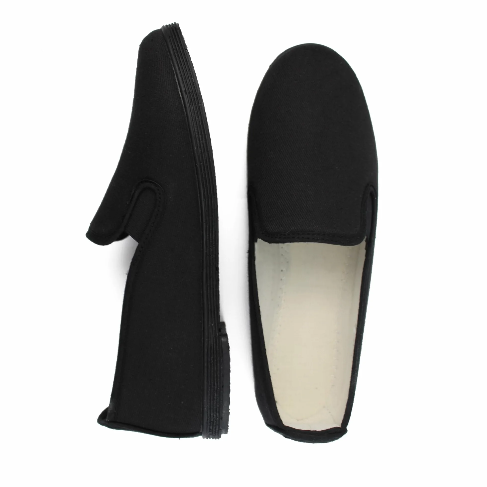 kung fu lona acolchada Negro
