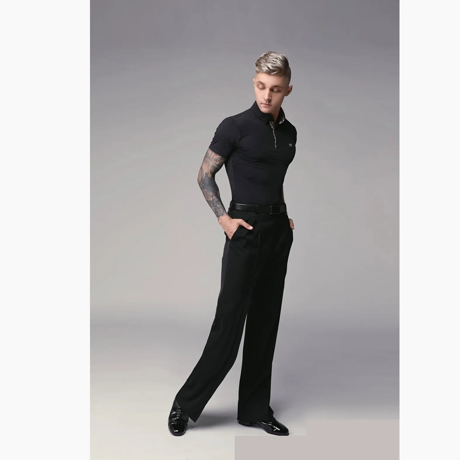 Pantalones de Baile Moderno for Hombre, Pantalones, Ropa Latino, Tango, for para Hombre, Salsa, Jazz, Danza