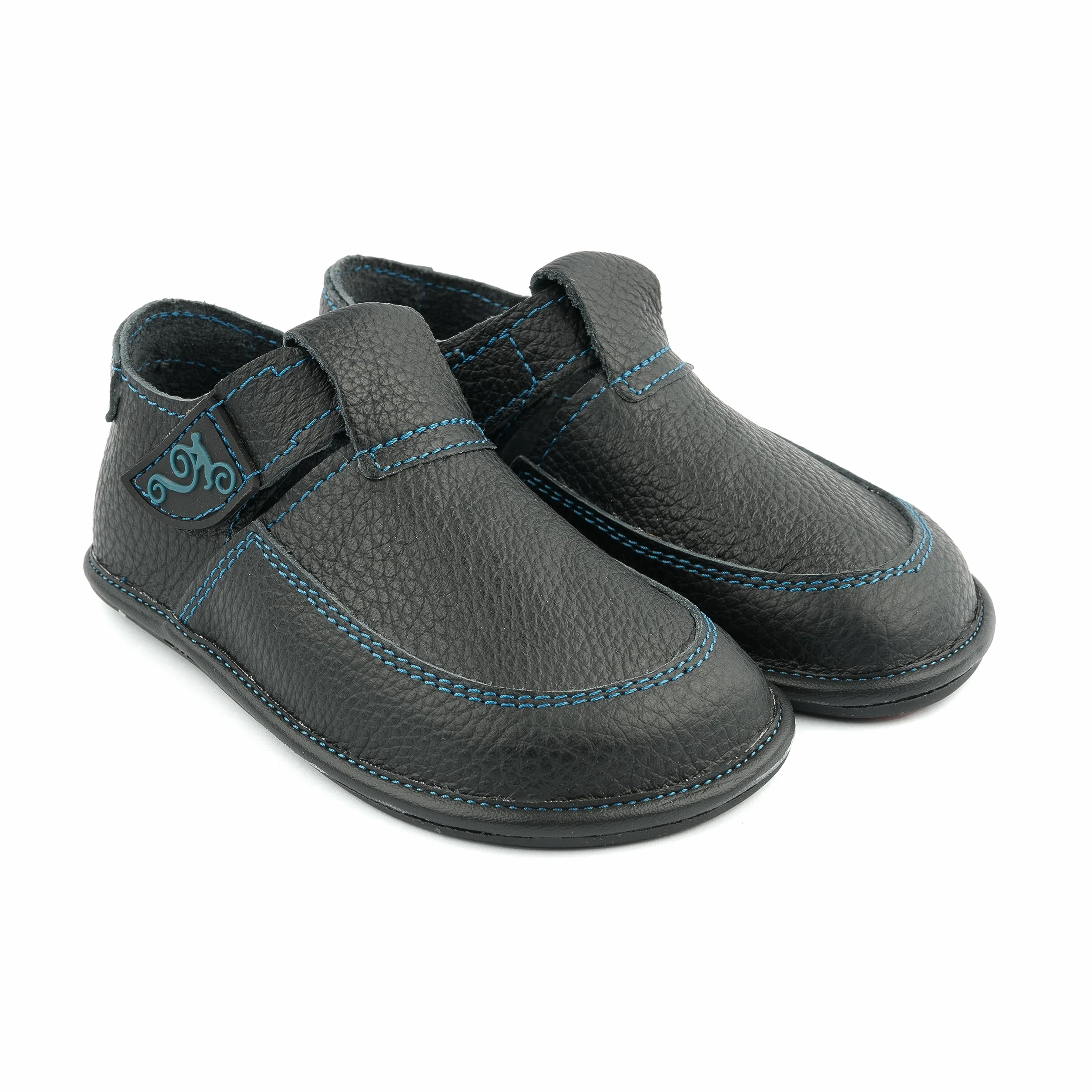 Magical Shoes Calzado Barefoot Niños y Niñas, Scarpine in Pelle, Calzado Suela Antideslizante, Kids Barefoot Shoes, Zapatos Minimalistas con Velcro, Talla 20-28, Lulu